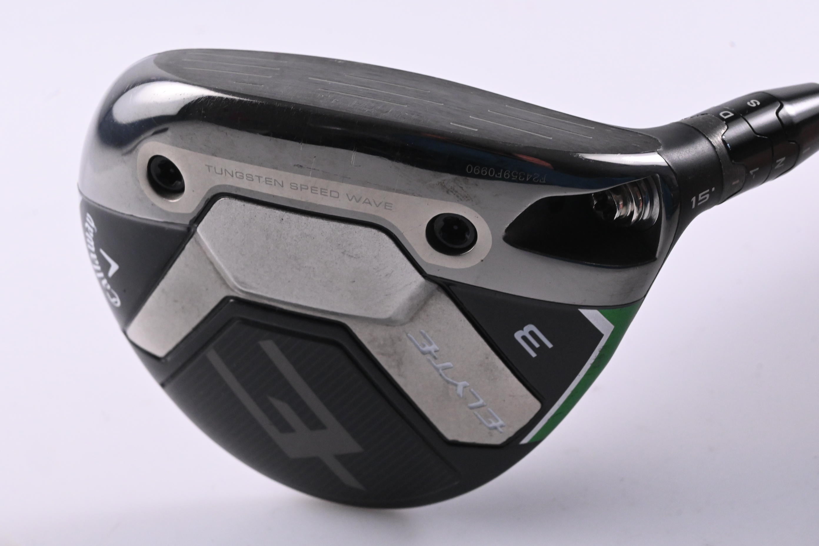Callaway Elyte #3 Wood / 15 Degree / X-Flex Denali Charcoal 70 Shaft
