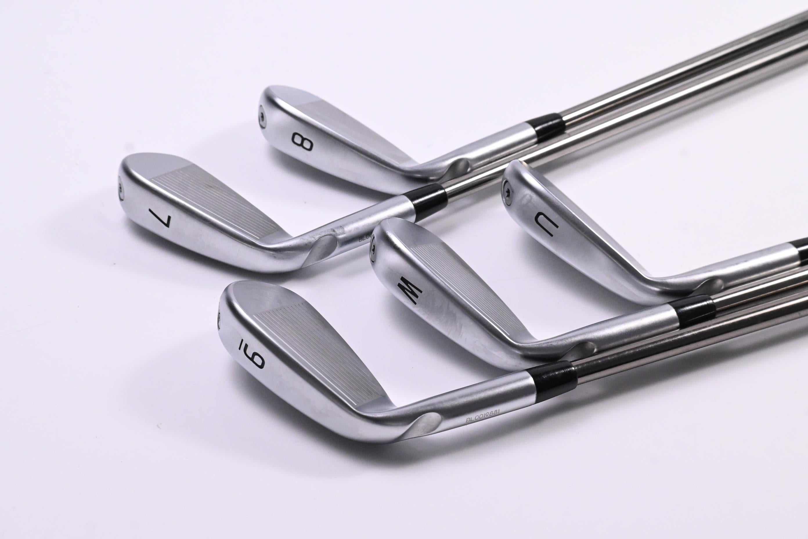 Ping I240 Irons / 7-PW+GW / Green Dot / Senior Flex UST Recoil ESX 460 Shafts