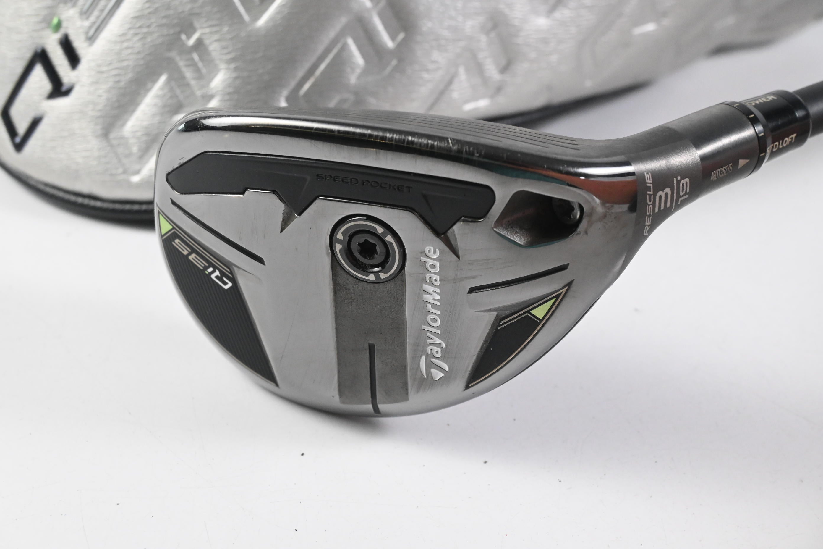 Taylormade Qi35 #3 Hybrid / 19 Degree / X-Flex Kai'li Dark Waves Blue 95 Shaft