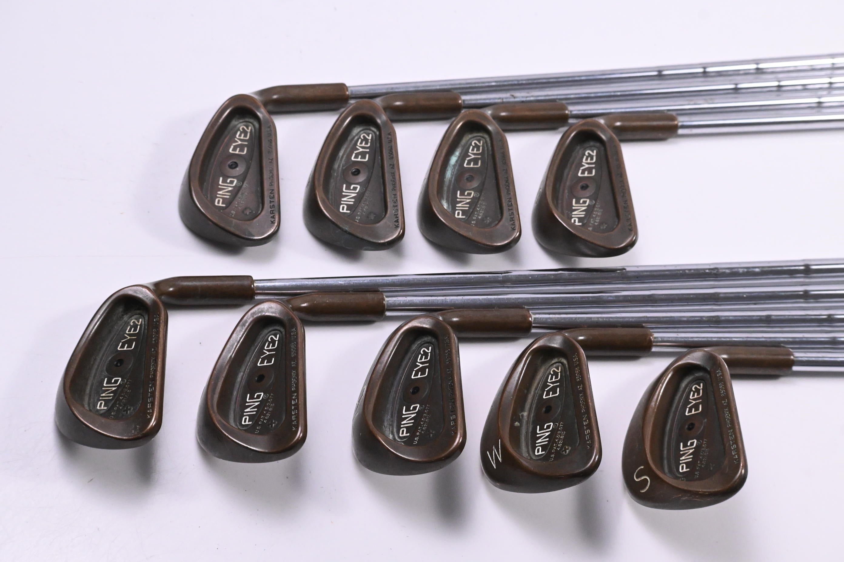 Ping Karsten Eye 2+ BeCu Irons / 3-PW+SW / Black Dot / Stiff Flex Ping Z-Z65