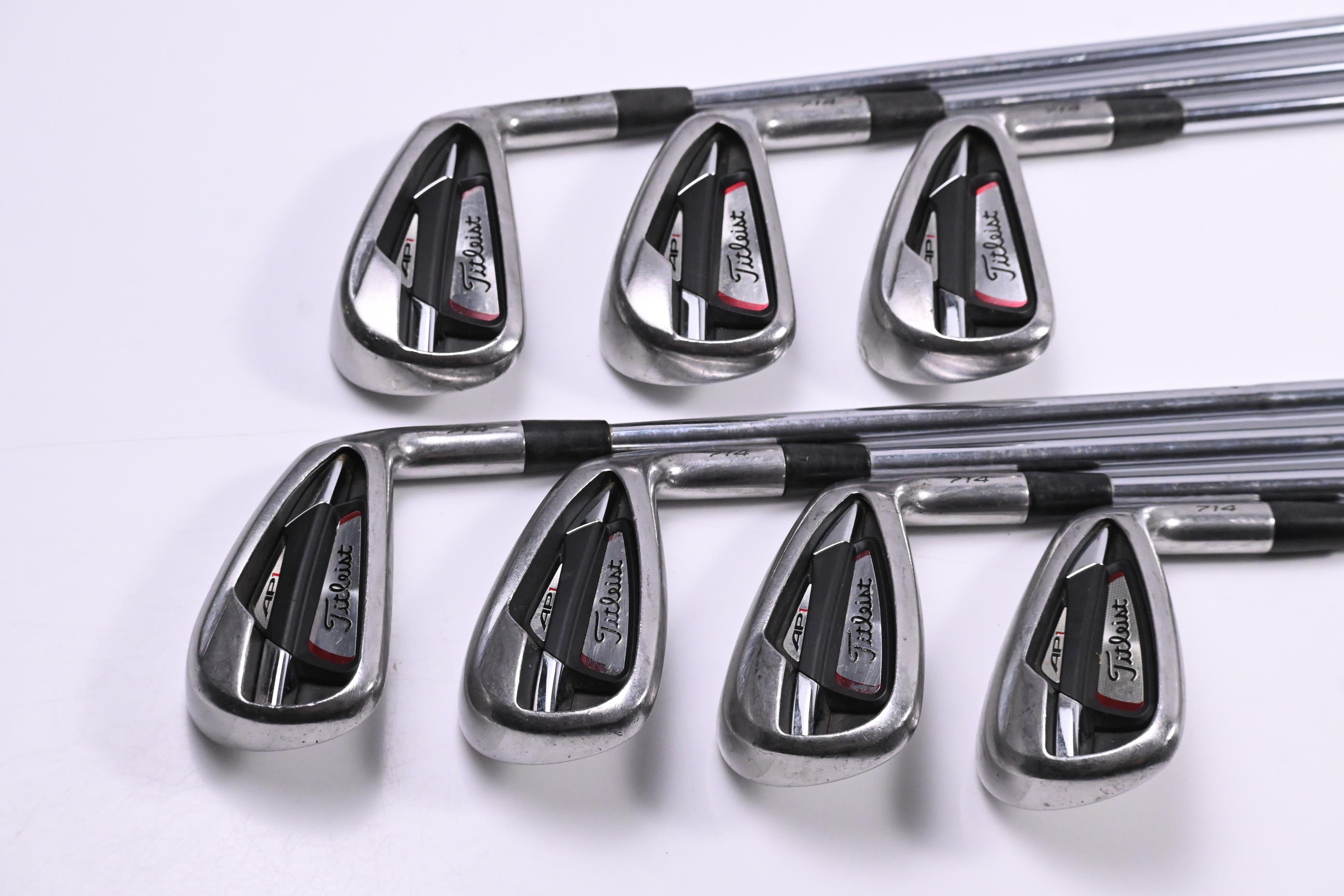 Titleist 714 AP1 Irons / 4-PW / Stiff Flex Dynamic Gold S300 Shafts