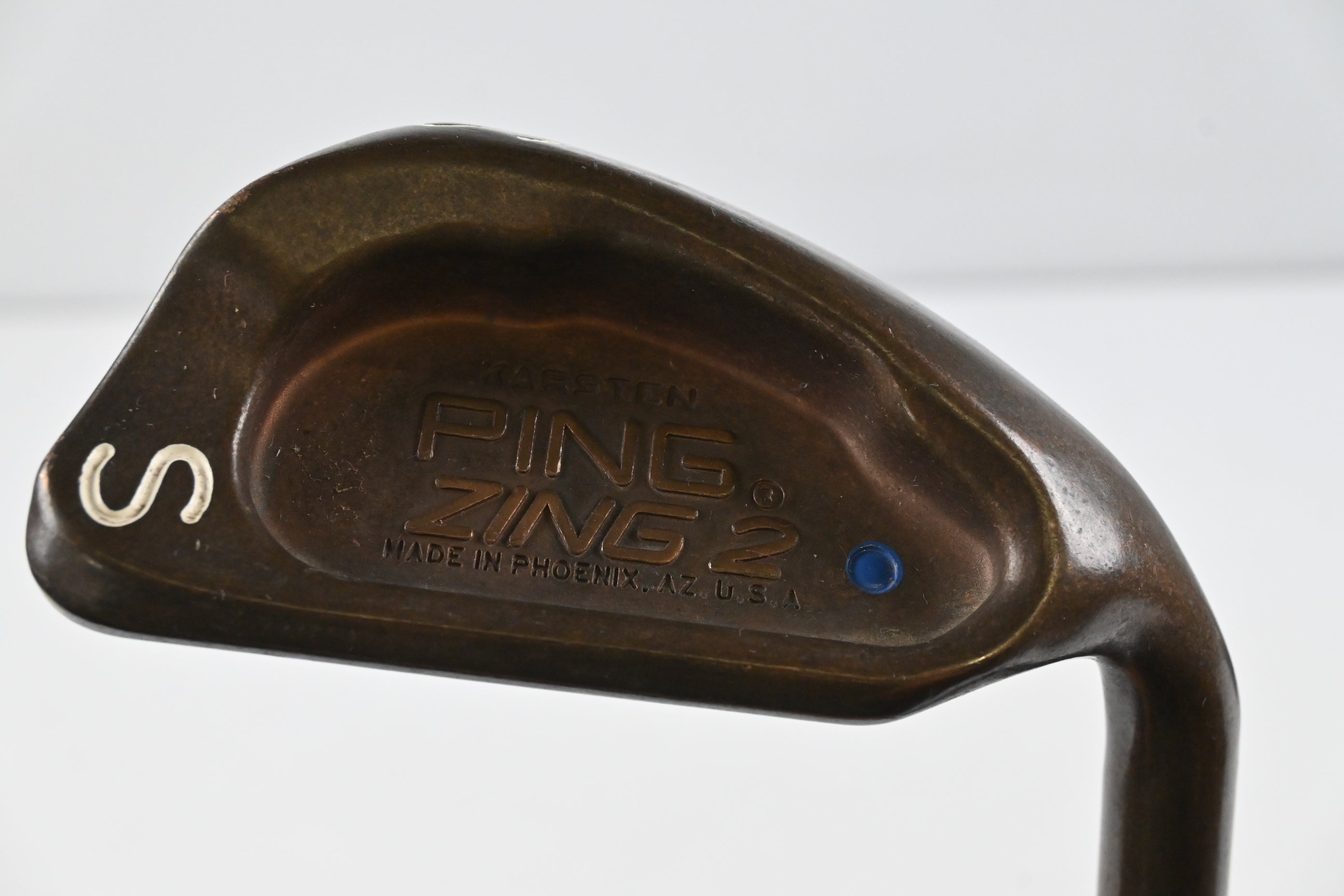 Ping Zing 2 BeCu Sand Wedge / 52 Degree / Blue Dot / Stiff Flex Cushin JZ Shaft