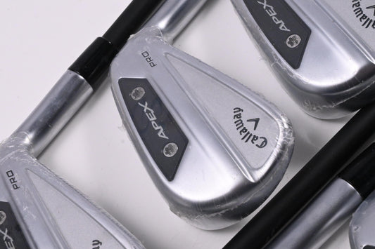 Callaway Apex Pro 24 Irons / 5-PW+AW / Stiff Flex Aldila NV 85 Shafts