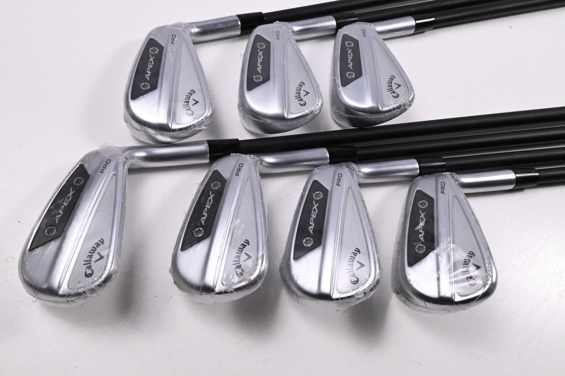 Callaway Apex Pro 24 Irons / 5-PW+AW / Stiff Flex Aldila NV 85 Shafts