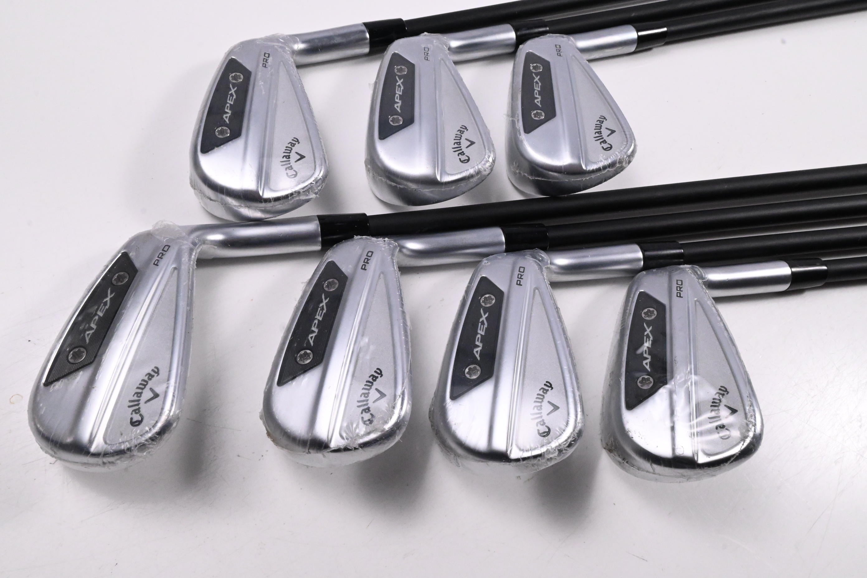 Callaway Apex Pro 24 Irons / 5-PW+AW / Stiff Flex Aldila NV 85 Shafts