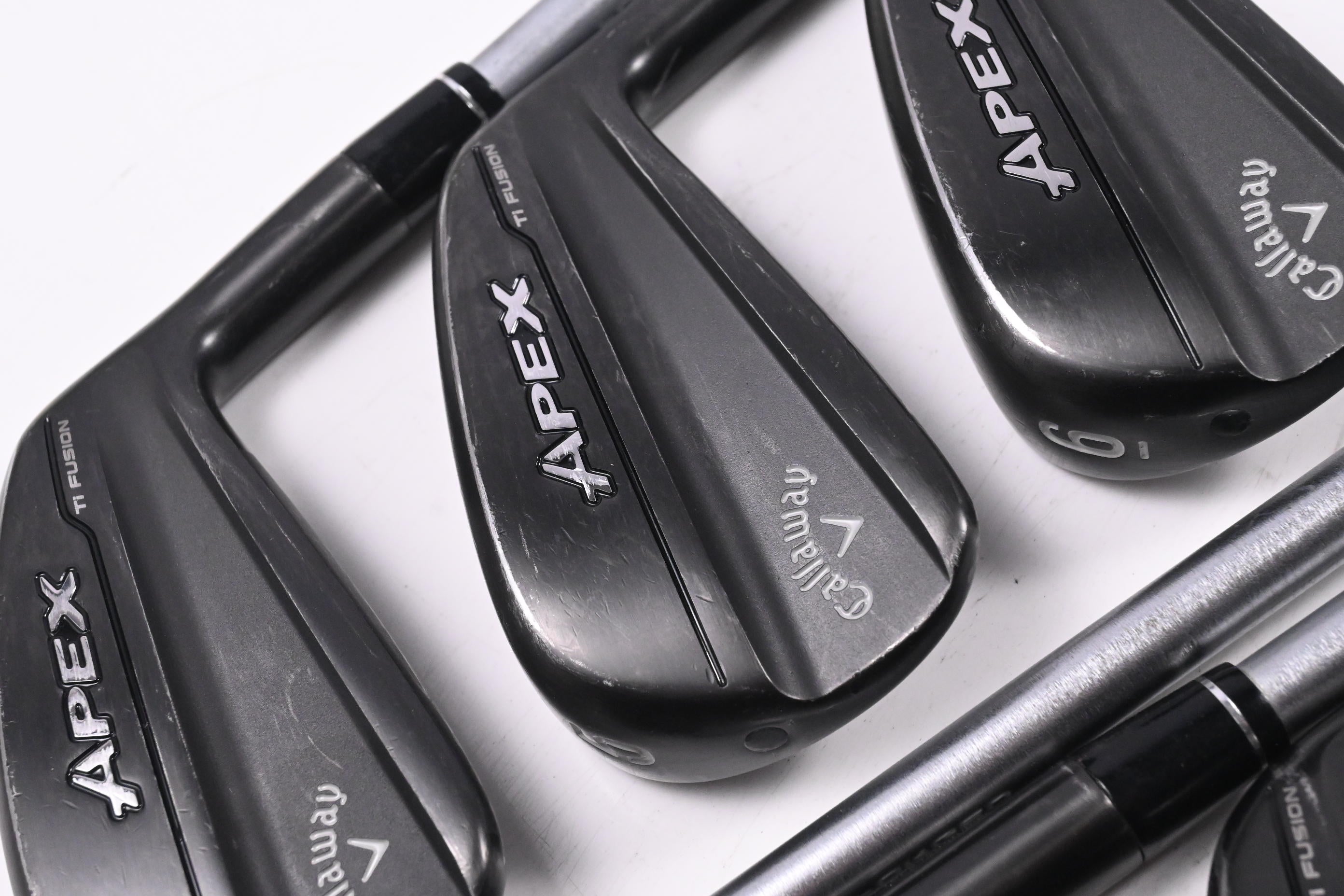 Callaway Apex Ti Fusion Irons / 4-PW / Stiff Flex KBS Tour C-Taper Lite 110