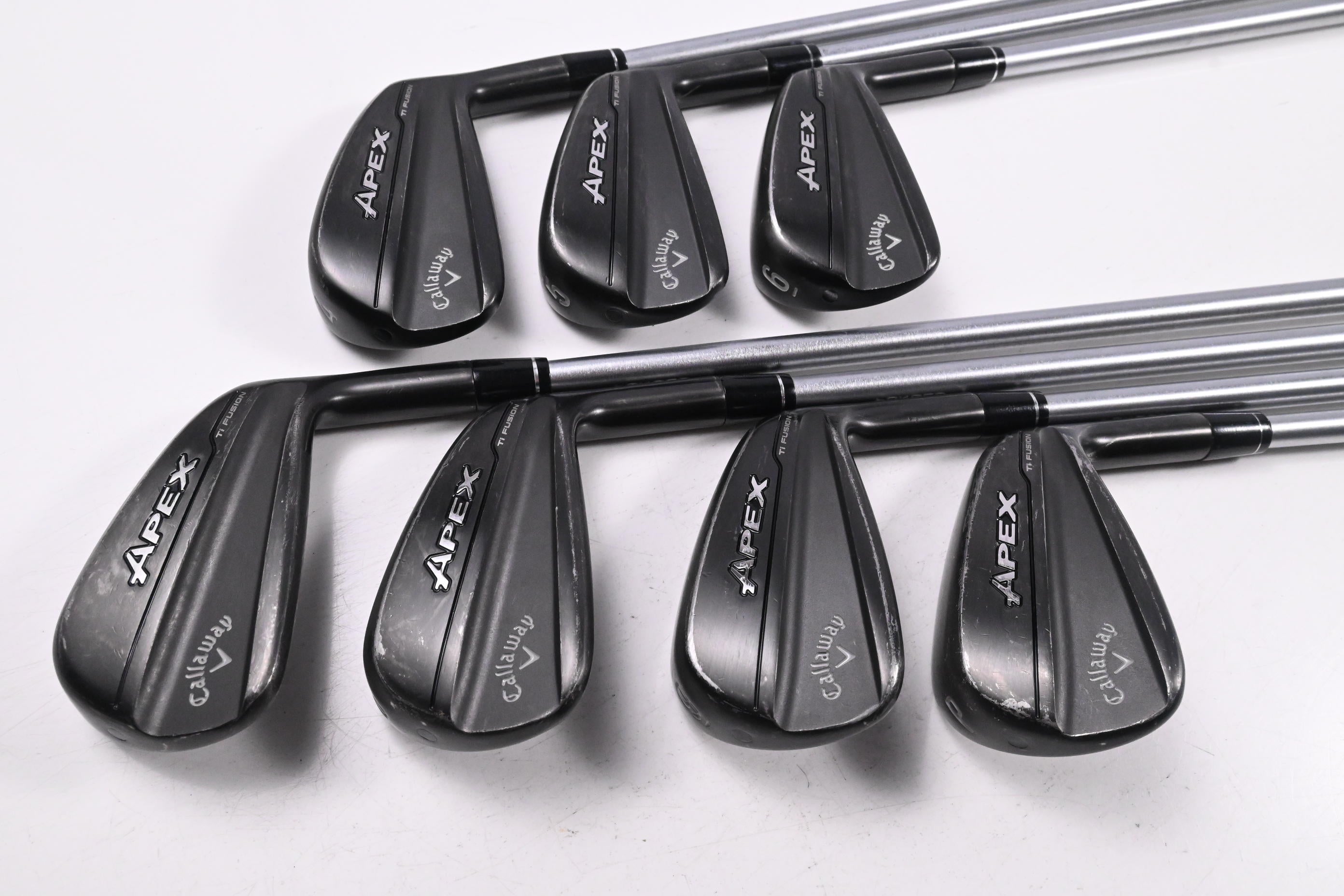 Callaway Apex Ti Fusion Irons / 4-PW / Stiff Flex KBS Tour C-Taper Lite 110