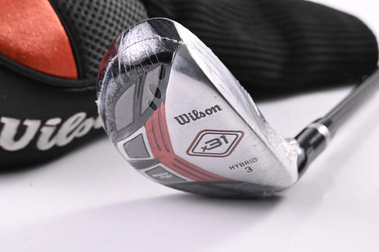 Wilson X31 #3 Hybrid / 17 Degree / Regular Flex Firestick Shaft