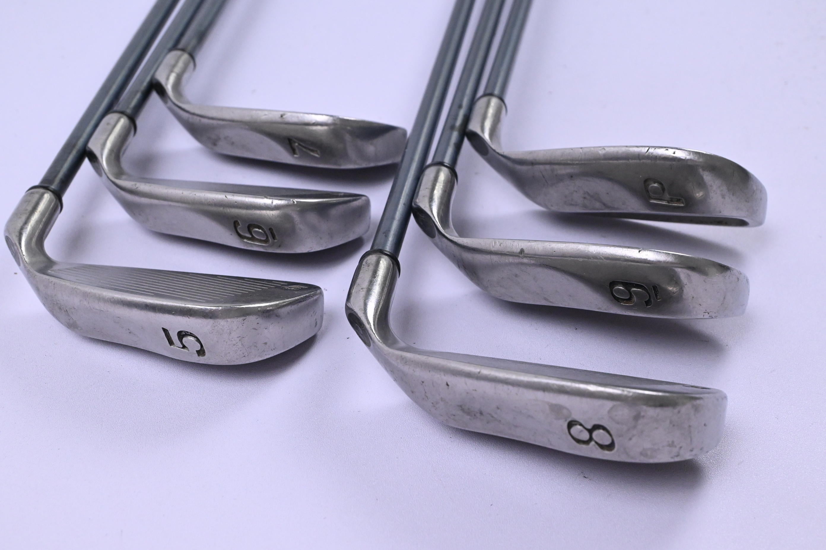 Left Hand Callaway Big Bertha 1996 Irons / 5-PW / Firm Flex RCH 90 Shafts