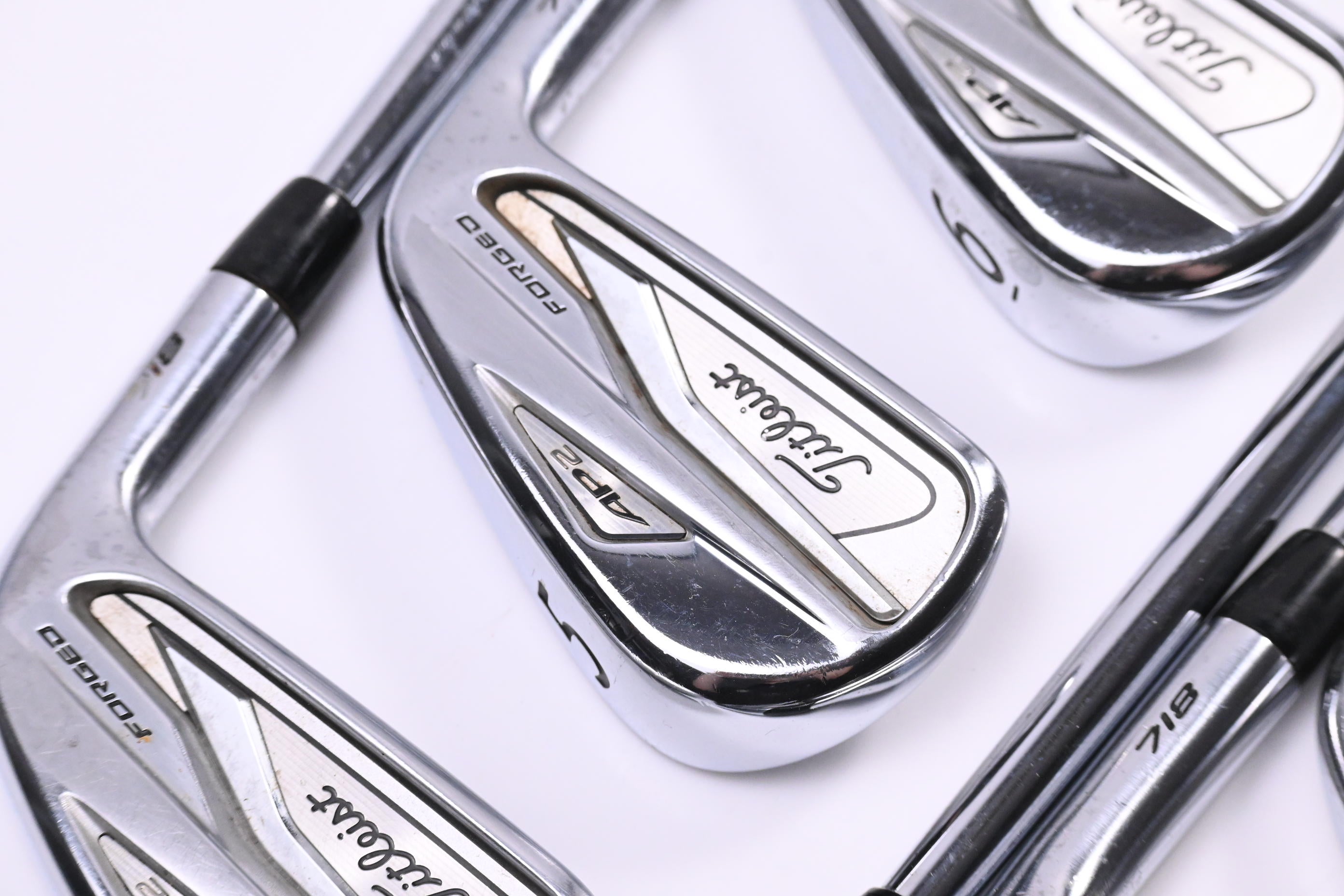 Titleist 718 AP2 Irons / 4-PW / Stiff Flex AMT Tour White S300 Shafts