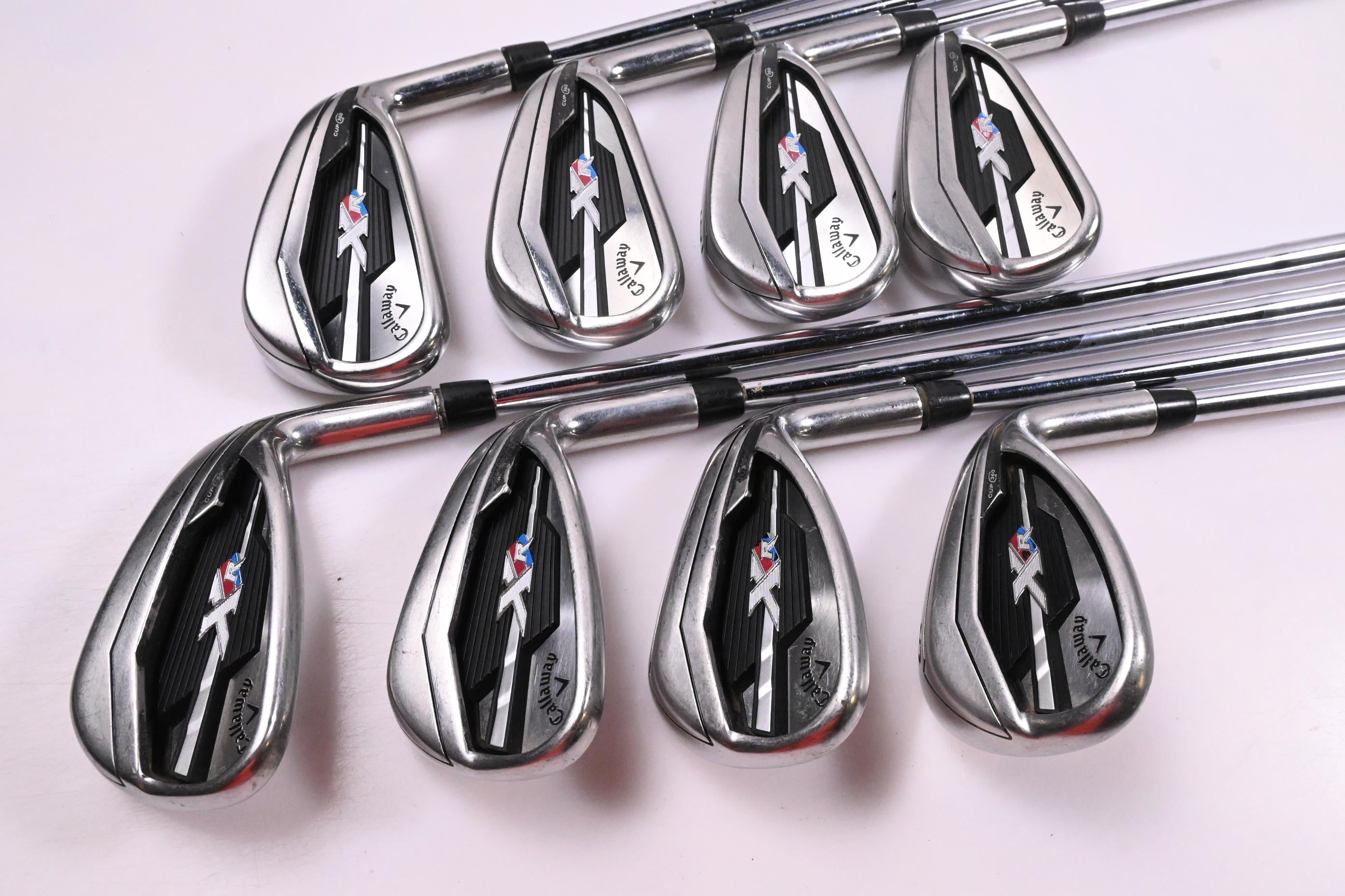 Callaway XR Irons / 4-PW+SW / Regular Flex Speed Step 80 Shafts