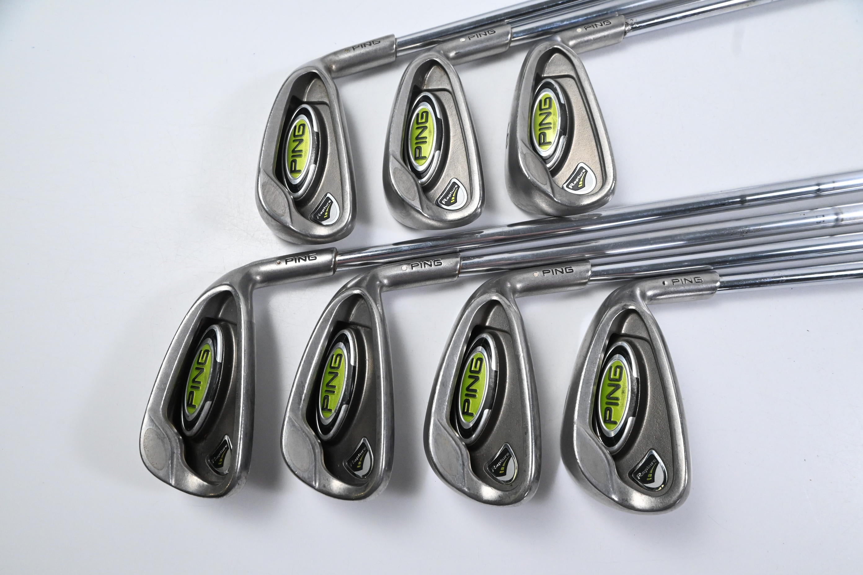 Ping Rapture Irons / 4-PW / White Dot / Regular Flex Steel Shafts