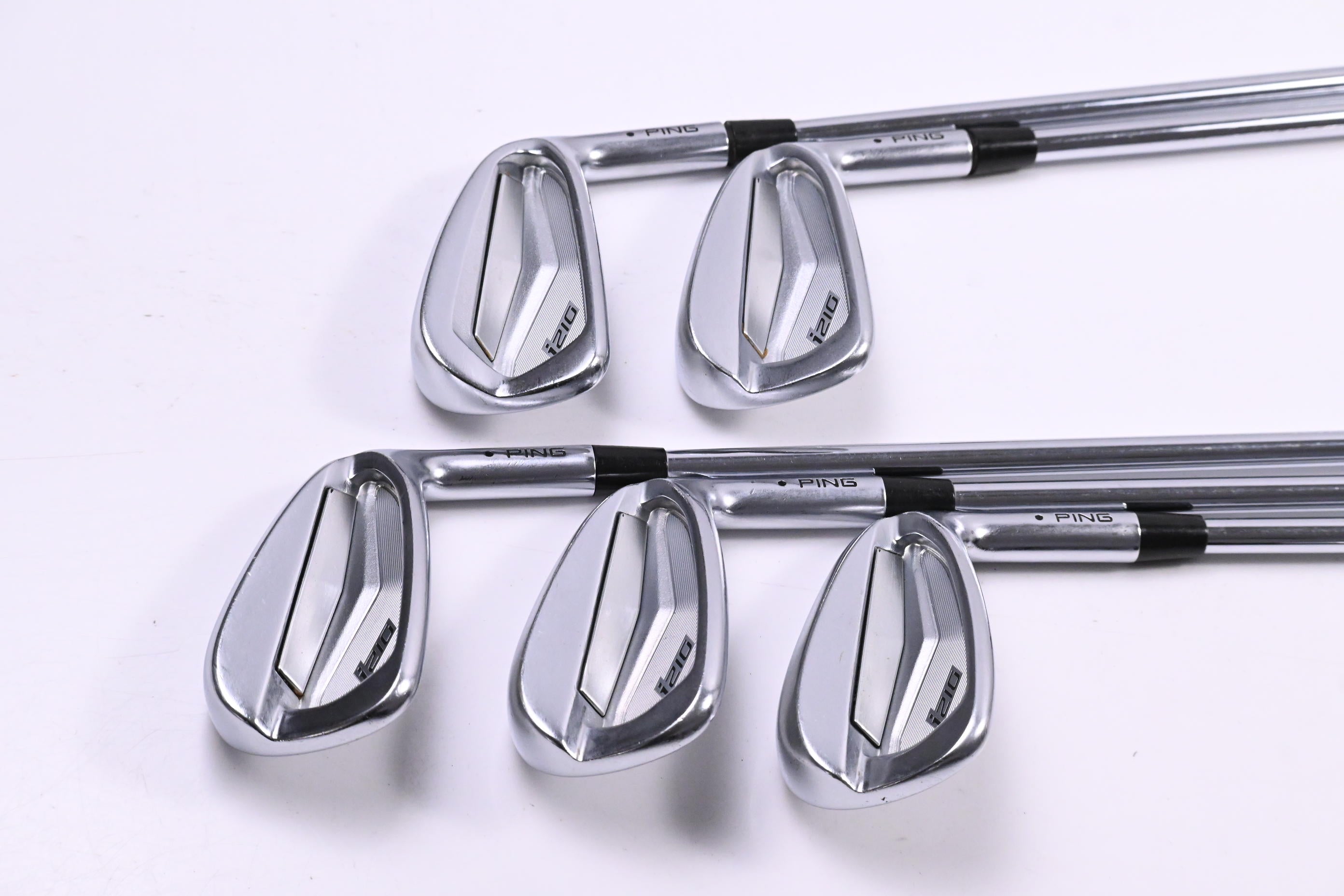 Ping i210 Irons / 6-PW / Black Dot / Regular Flex Ping AWT 2.0 Shafts