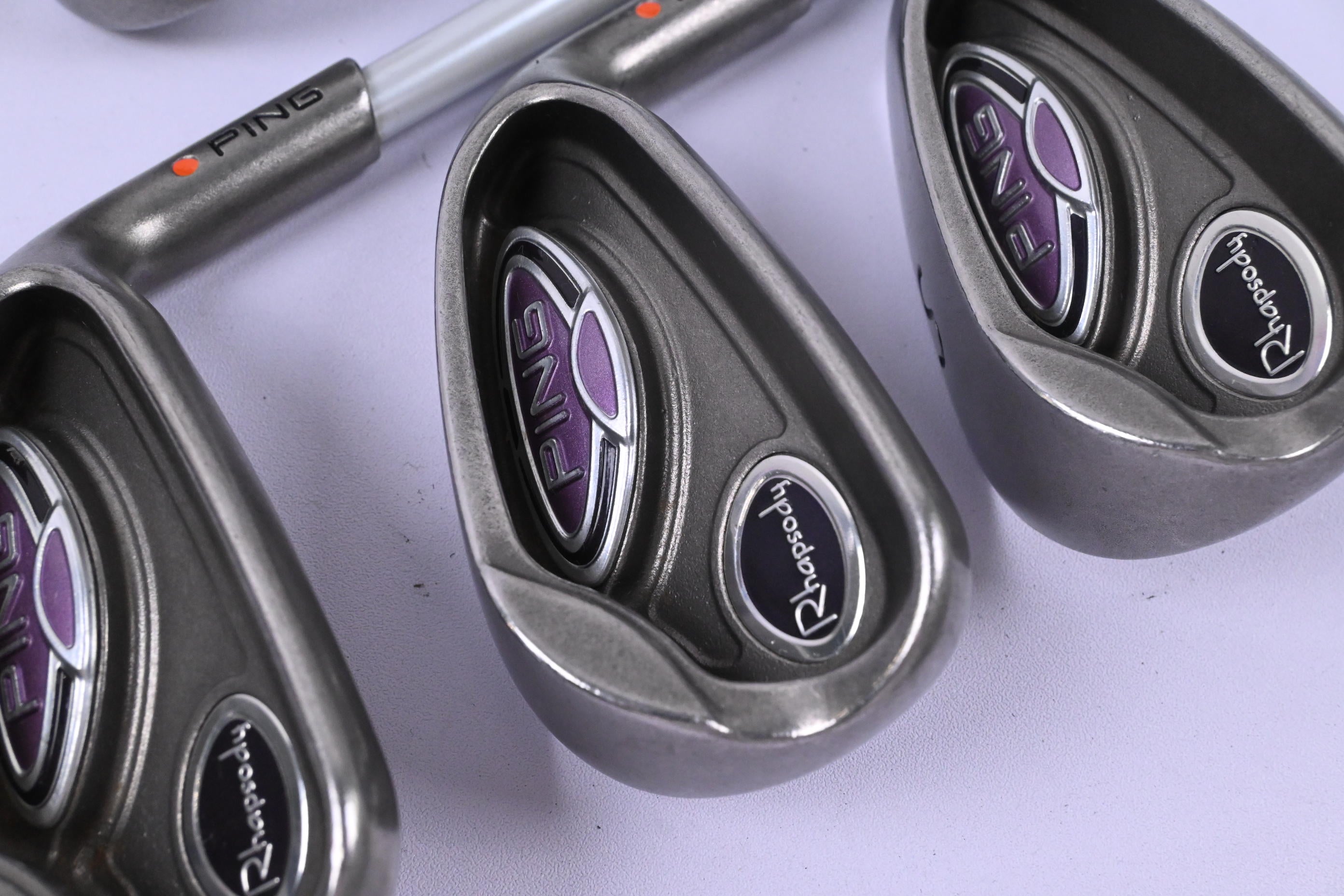 Ladies Ping Rhapsody Irons / 7-PW+SW / Orange Dot / Ladies Flex Ping ULT 129