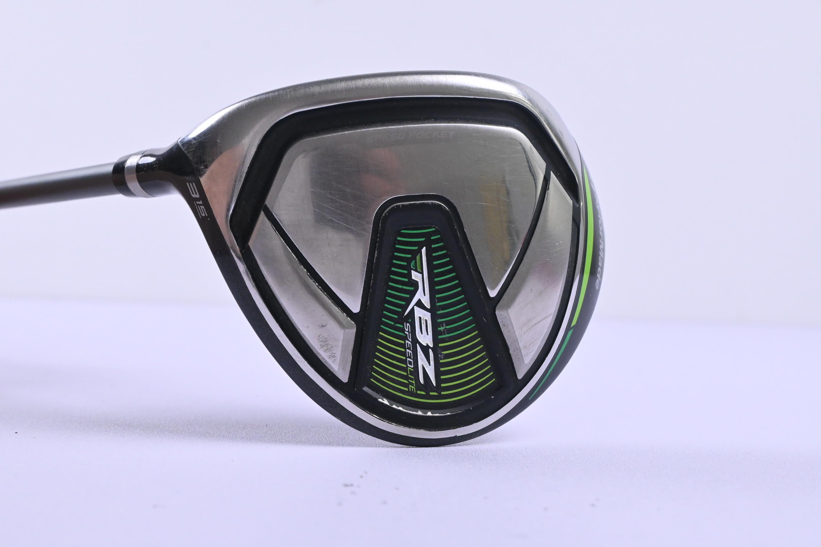 Left Hand Taylormade RBZ #3 Wood / 15 Degree / Regular Flex RocketBallz 55