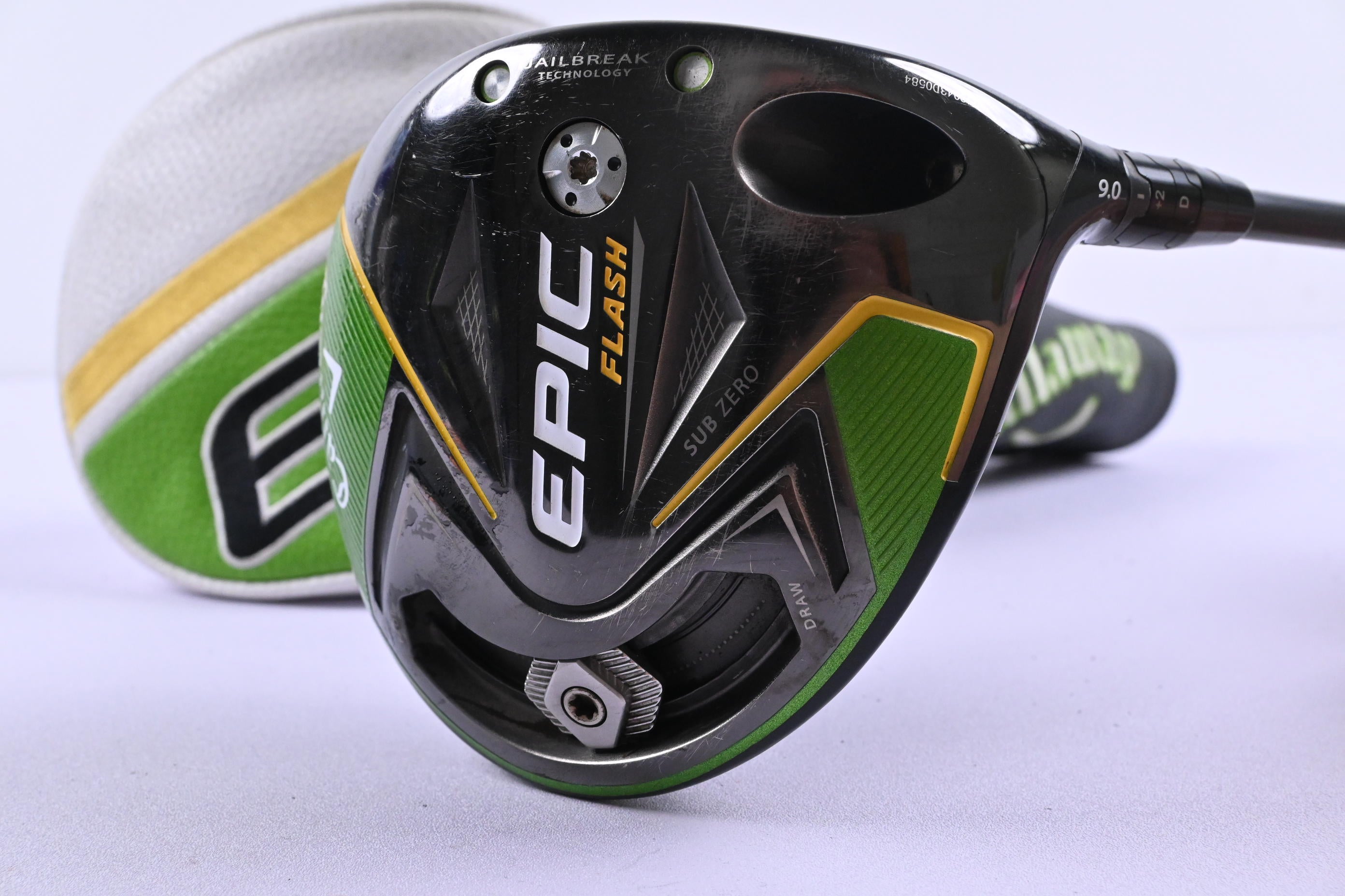 Callaway Epic Flash Sub Zero Driver / 9 Degree / Stiff Flex Fujikura Pro Green