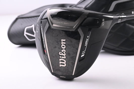 Wilson DYNAPWR Max+ Driver / 10.5 Degree / Stiff Flex HZRDUS Black 60 Shaft