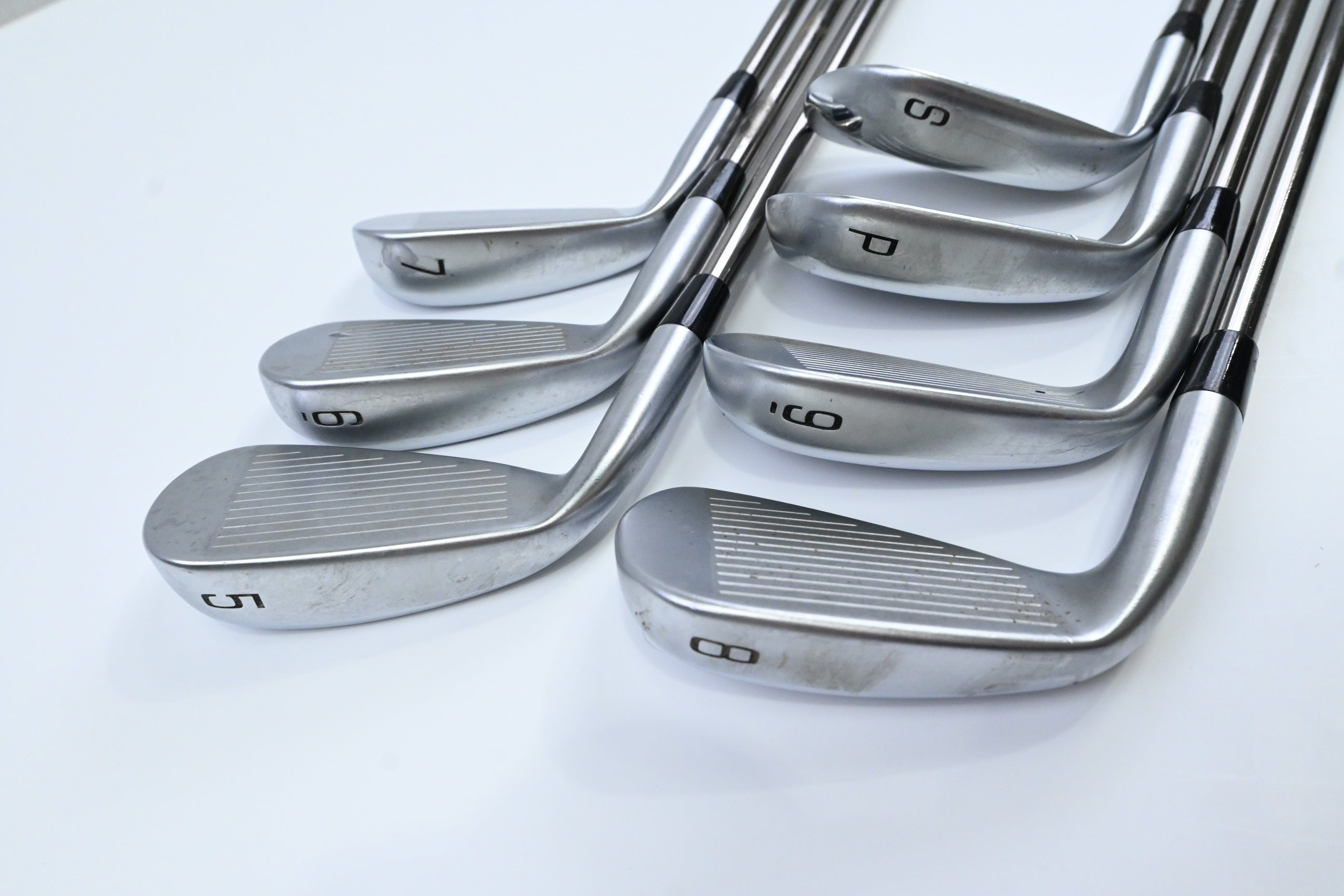 Mizuno JPX 921 Hot Metal Irons / 5-PW+SW / Regular Flex UST Recoil 95 Shafts