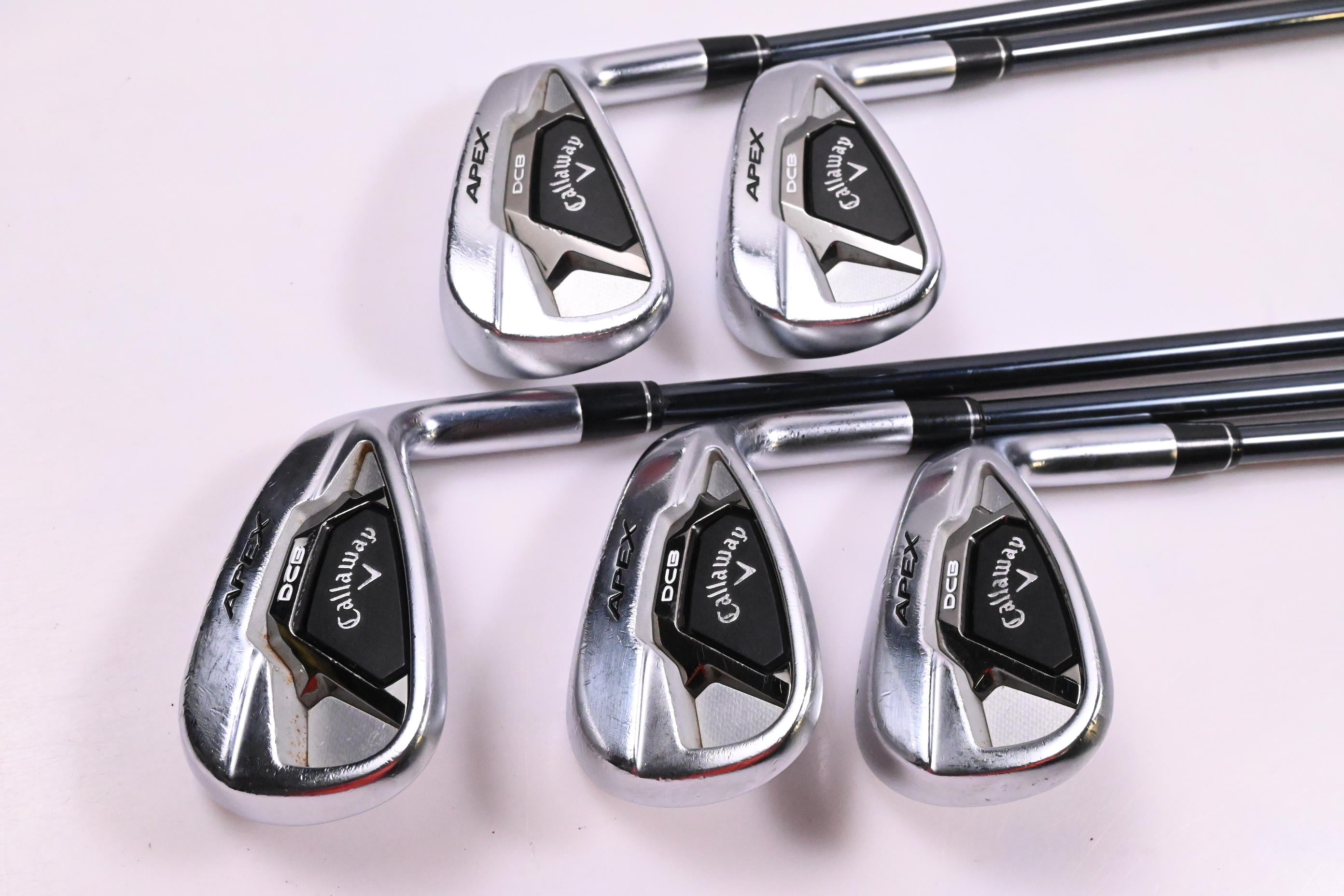 Callaway Apex DCB Irons / 7-PW+AW / Senior Flex UST Recoil Dart 65 Shafts