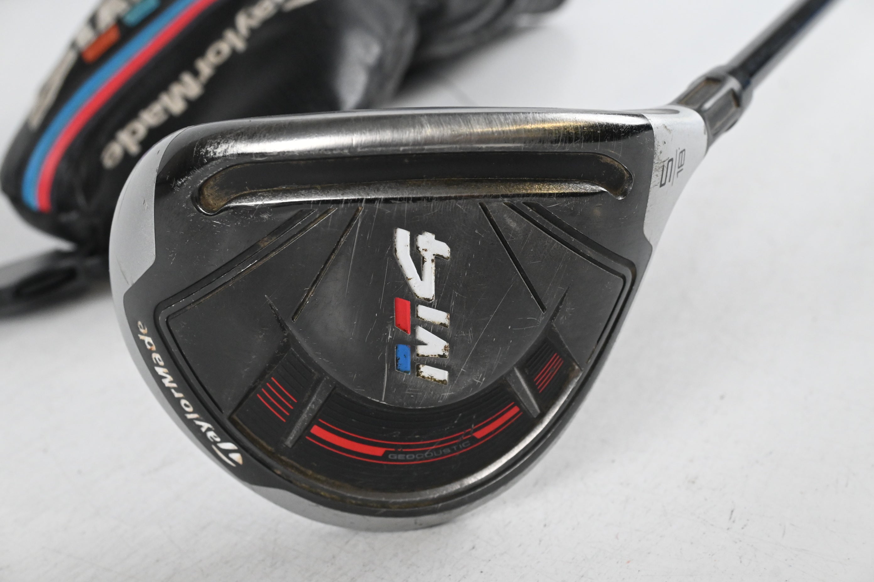 Taylormade M4 #5 Wood / 18 Degree / Stiff Flex Fujikura Atmos Red 6 Shaft