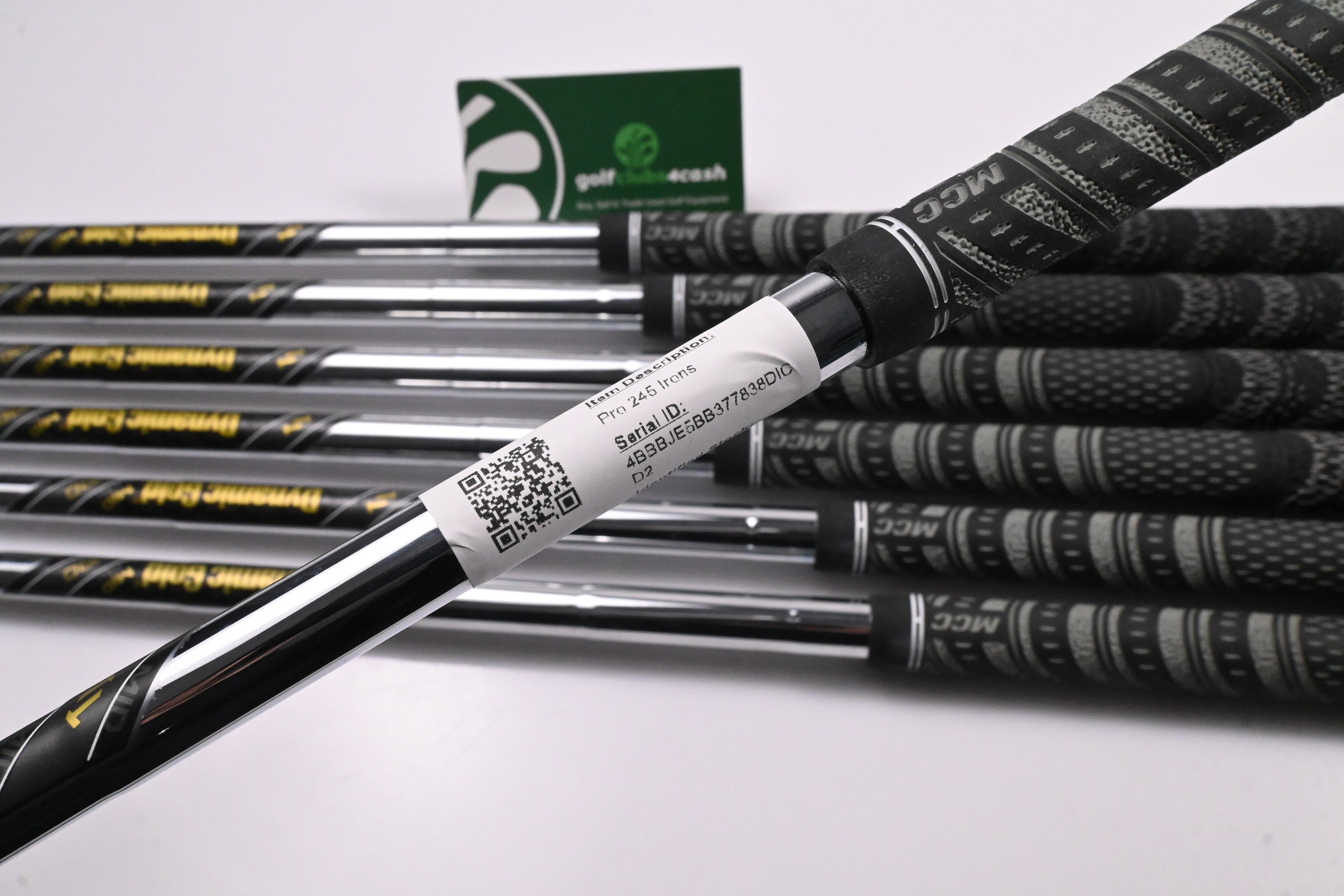 Mizuno Pro 245 Irons / 4-PW / Regular Flex Dynamic Gold MID 100 R300 Shafts