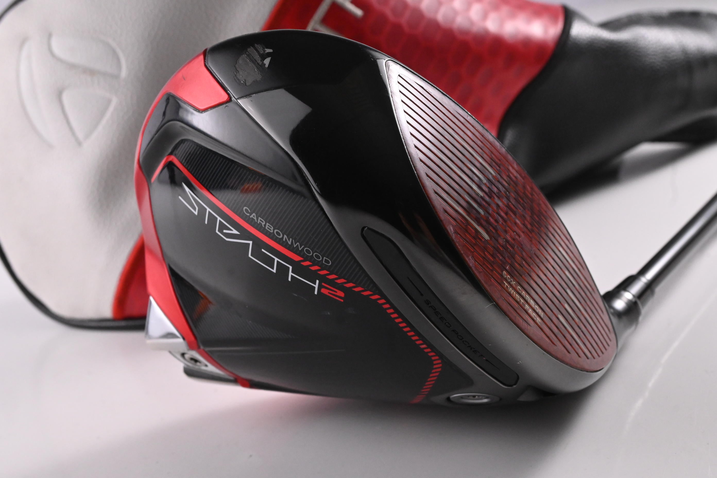 Taylormade Stealth 2 Driver / 10.5 Degree / Stiff Flex HZRDUS Smoke RDX Red 60 Shaft
