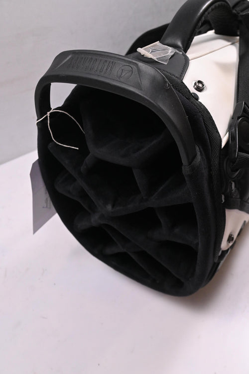 Motocaddy Elite Flex Stand Bag / 14-Way Divider / Black, White