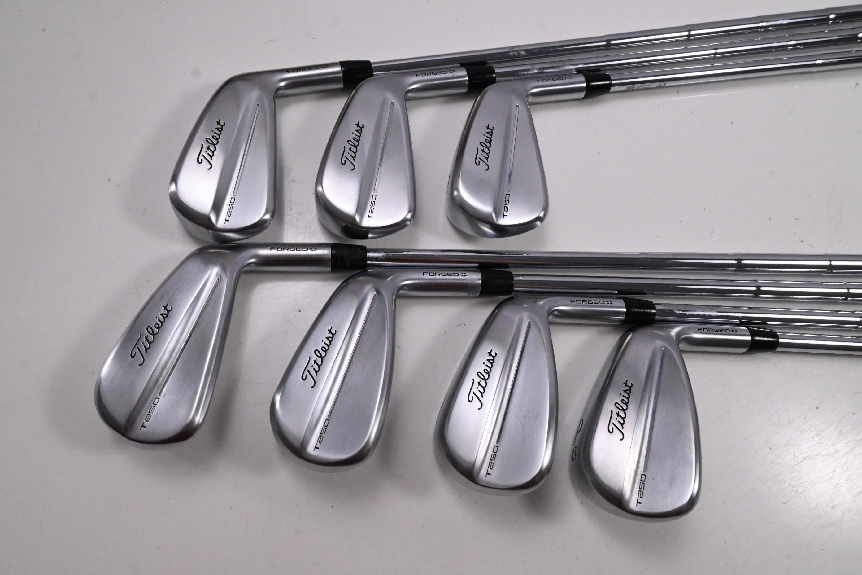 Titleist T250 2025 Irons / 4-PW / Stiff Flex AMT Silver Shafts