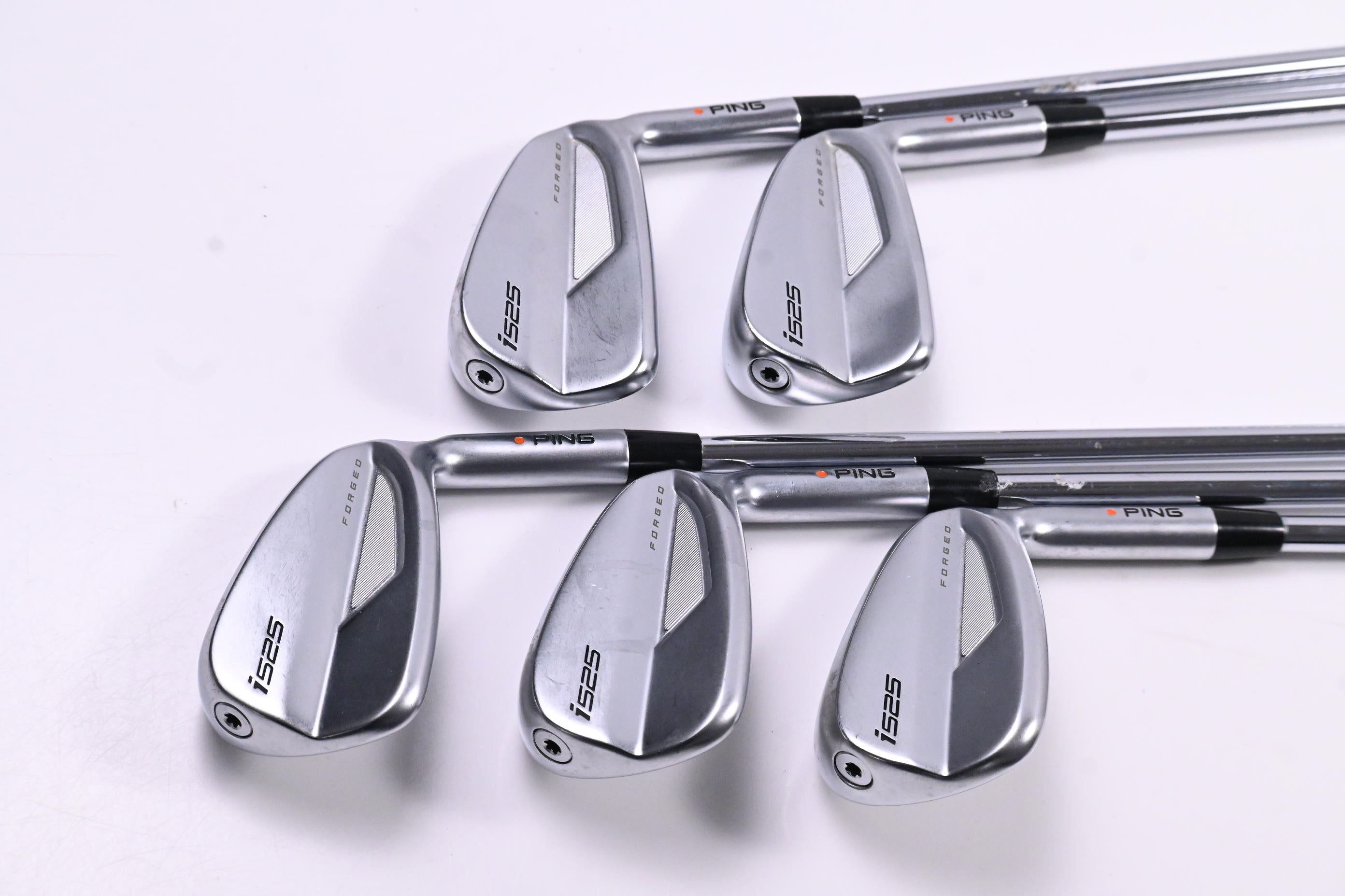 Ping i525 Irons / 6-PW / Orange Dot / Regular Flex Ping AWT 2.0 Shafts