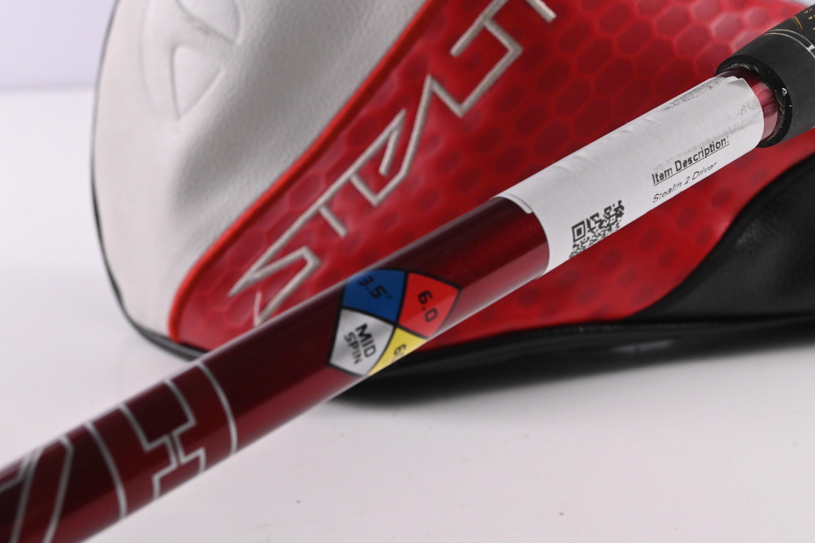 Taylormade Stealth 2 Driver / 10.5 Degree / Stiff Flex HZRDUS Smoke RDX Red 60 Shaft
