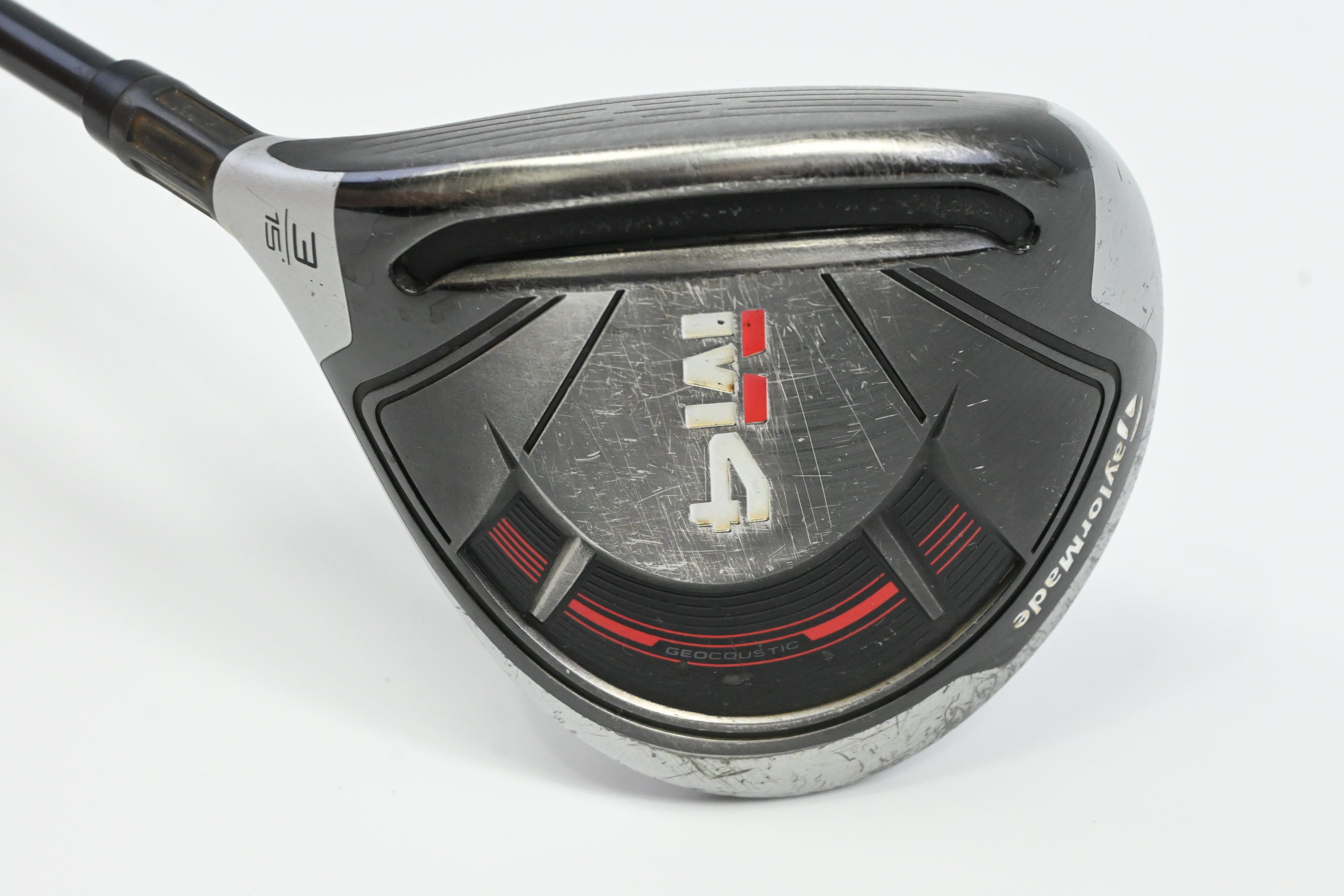 Left Hand Taylormade M4 #3 Wood / 15 Degree / Regular Flex Fujikura Atmos Red 5