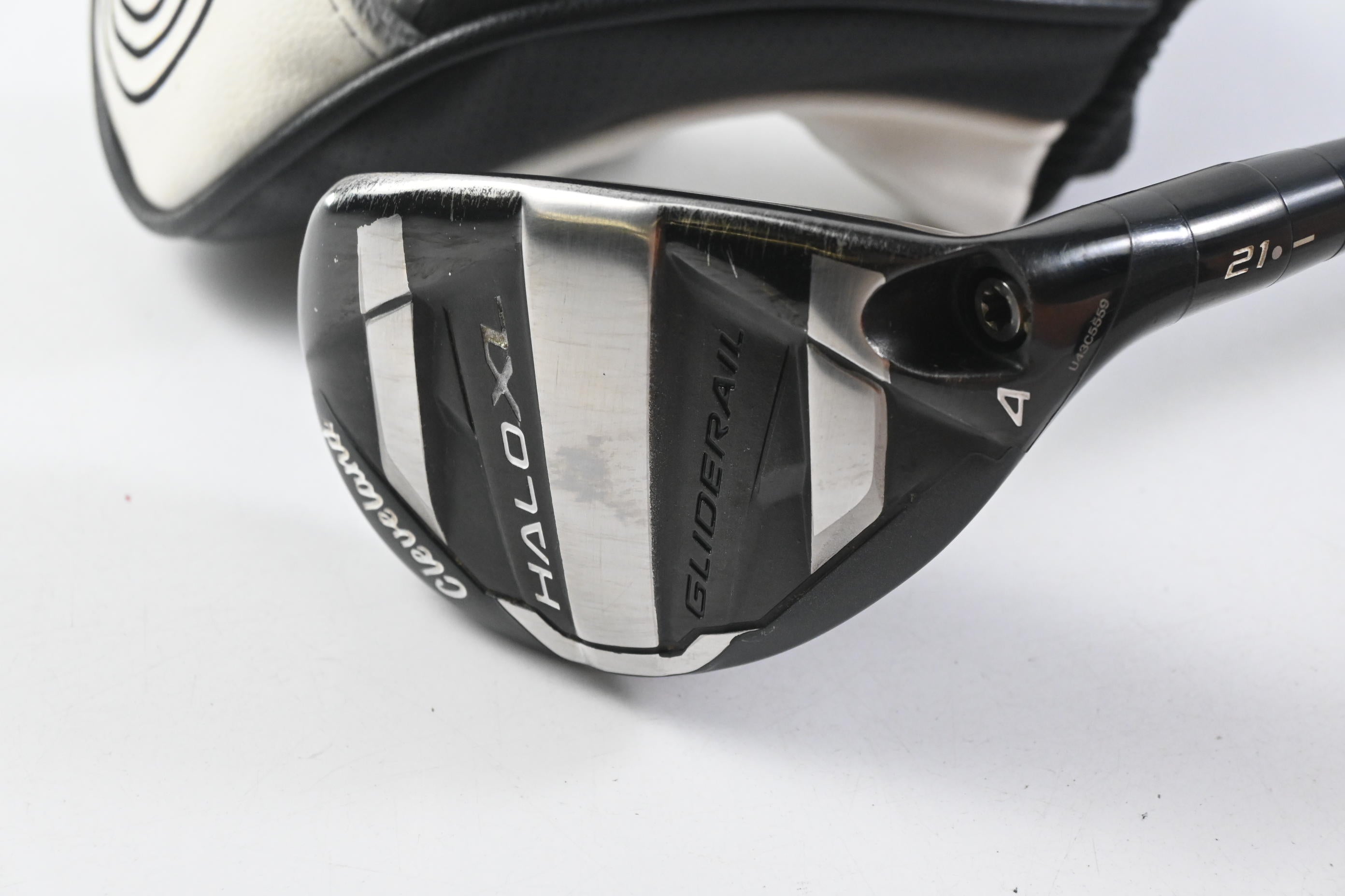 Cleveland Halo XL #4 Hybrid / 21 Degree / Senior Flex Aldila Ascent 50 Shaft