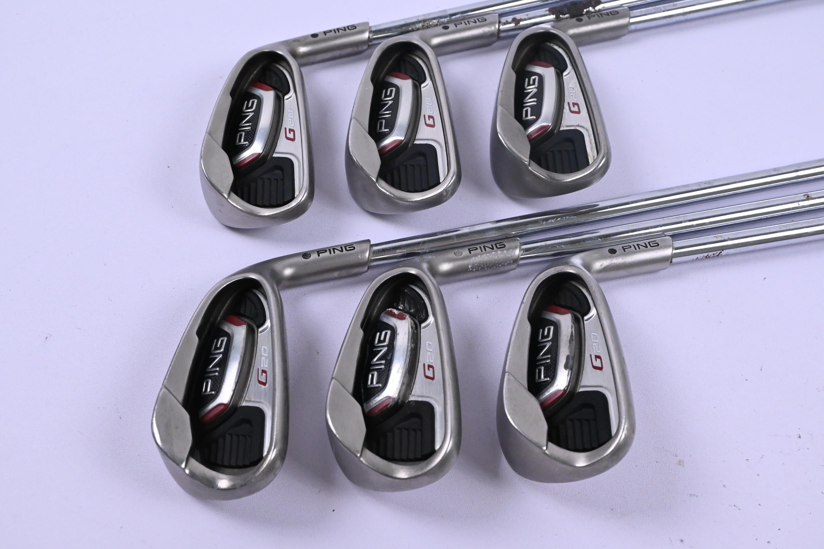Ping G20 Irons / 6-PW / Black Dot / Regular Flex Ping CFS Shafts