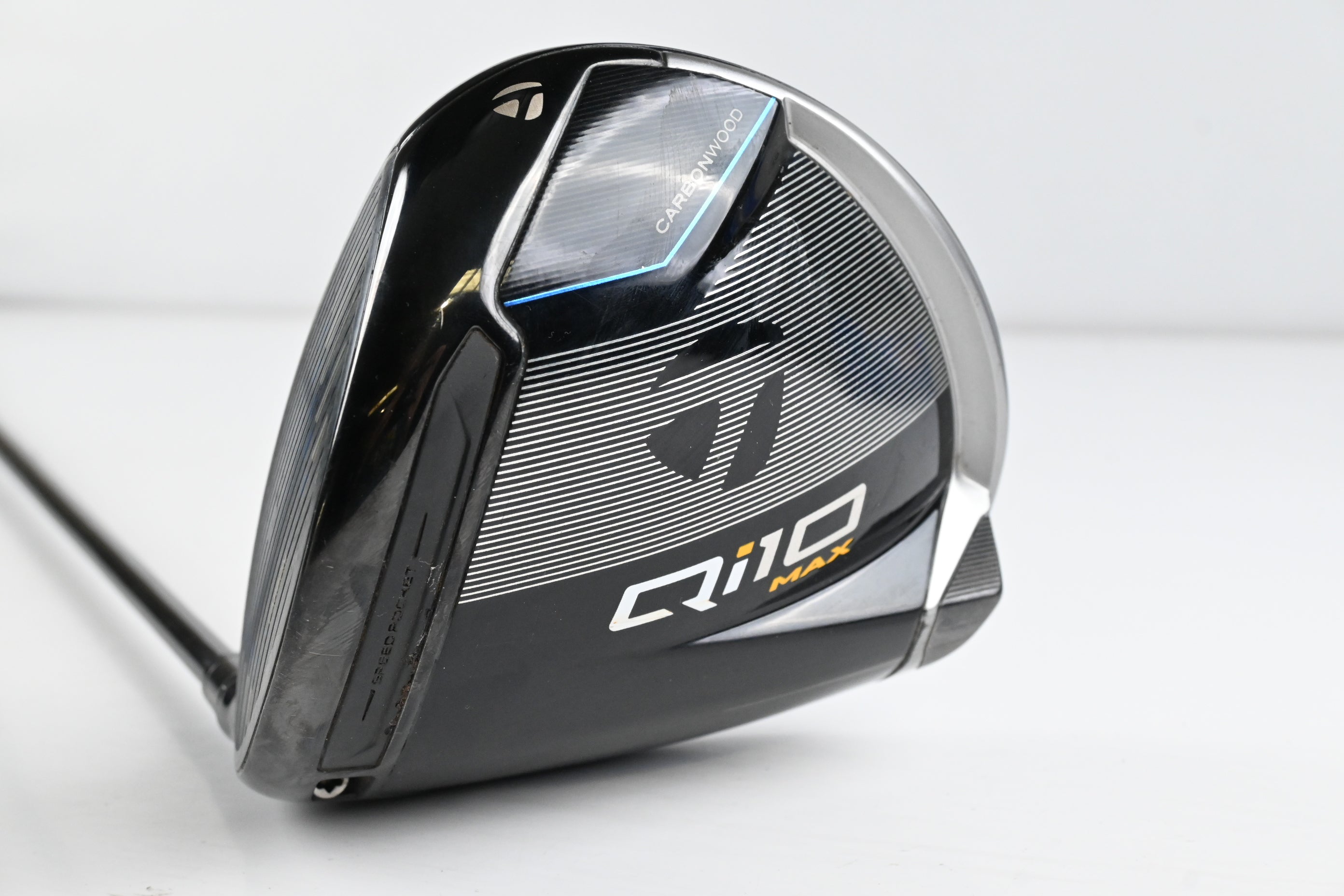 Left Hand Taylormade Qi10 Max Driver / 12 Degree / Regular Flex Ventus TR Blue 5