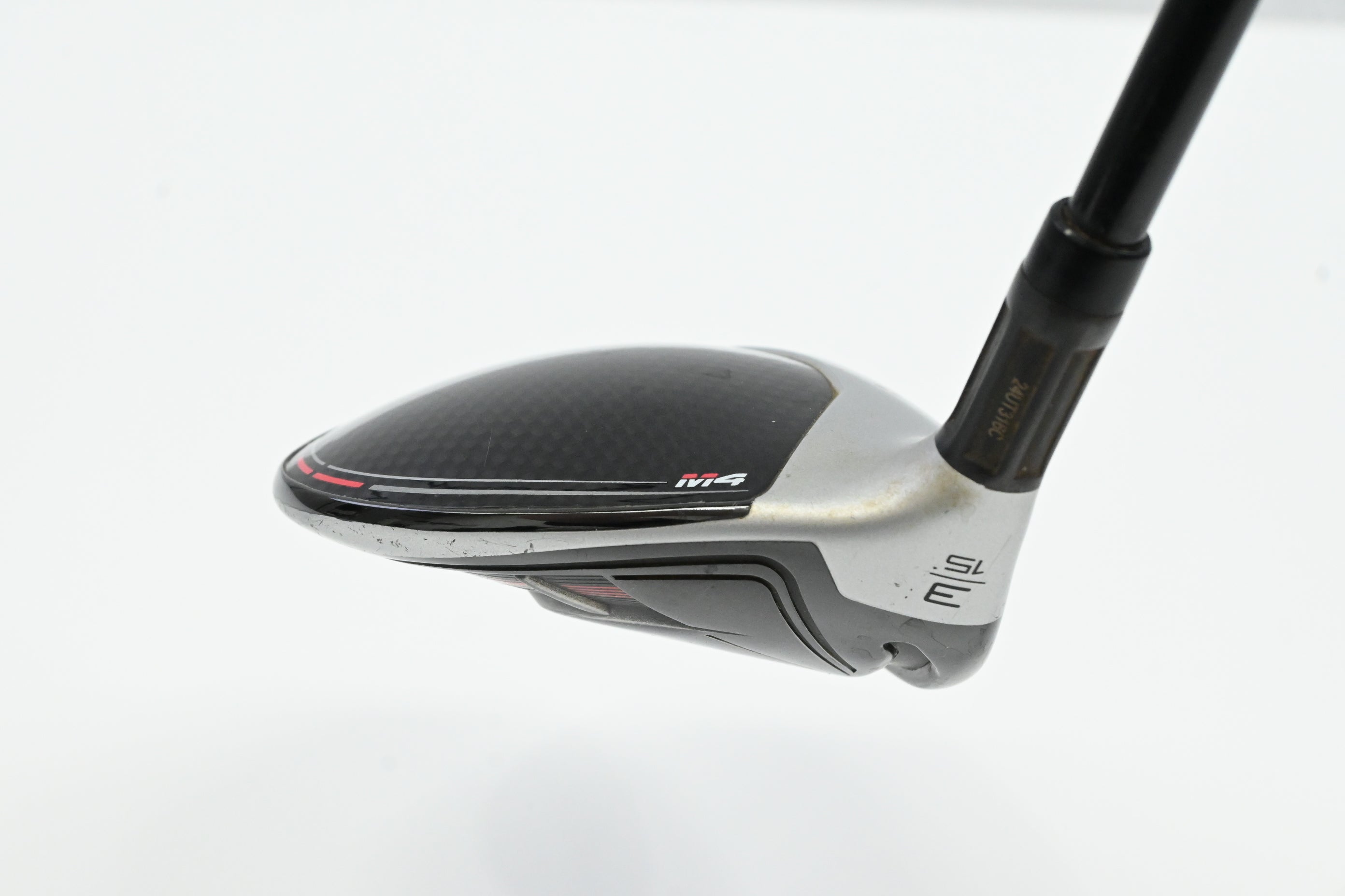 Left Hand Taylormade M4 #3 Wood / 15 Degree / Regular Flex Fujikura Atmos Red 5