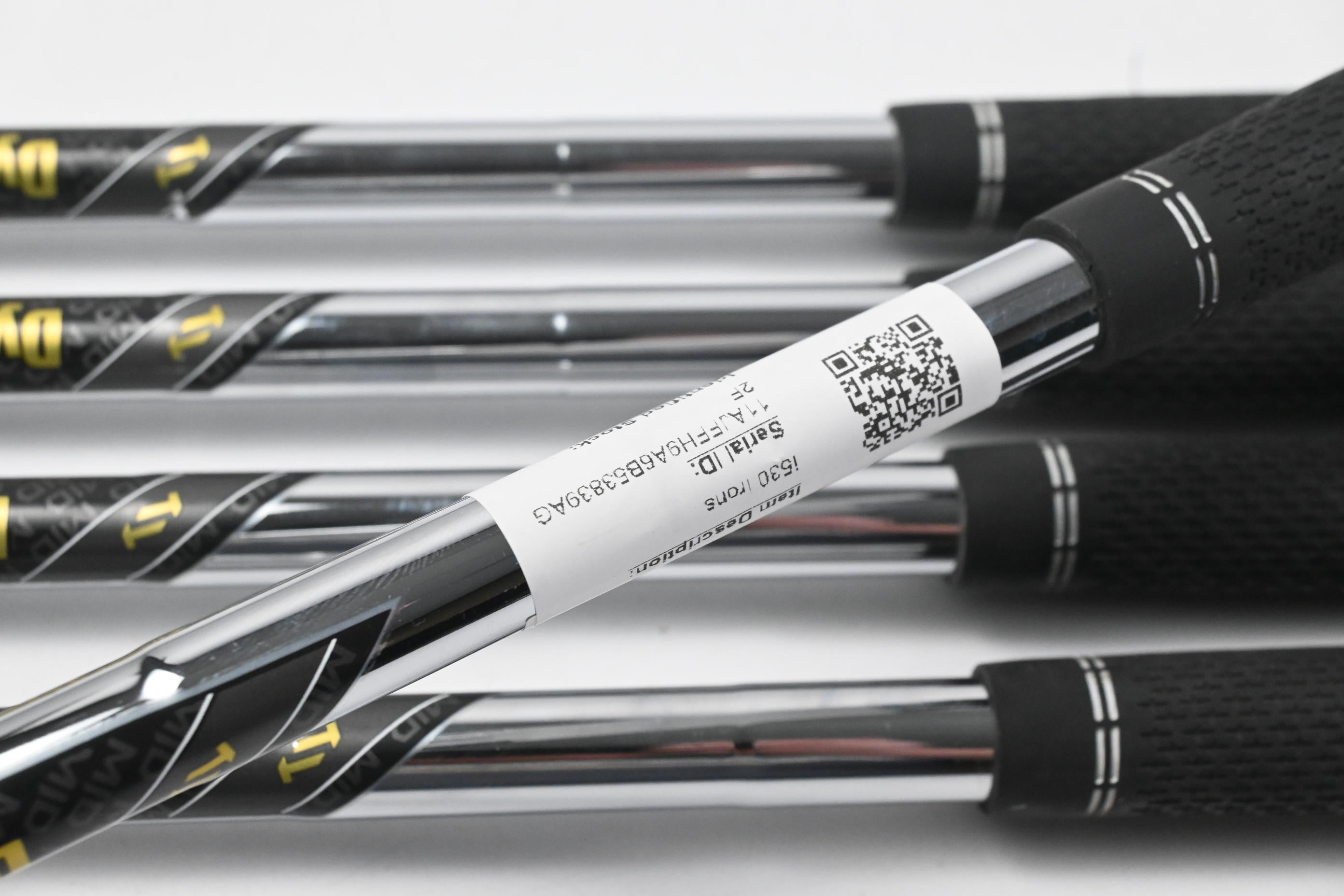 Ping i530 Irons / 6-PW / Black Dot / Stiff Flex Dynamic Gold Mid 100 S300 Shafts