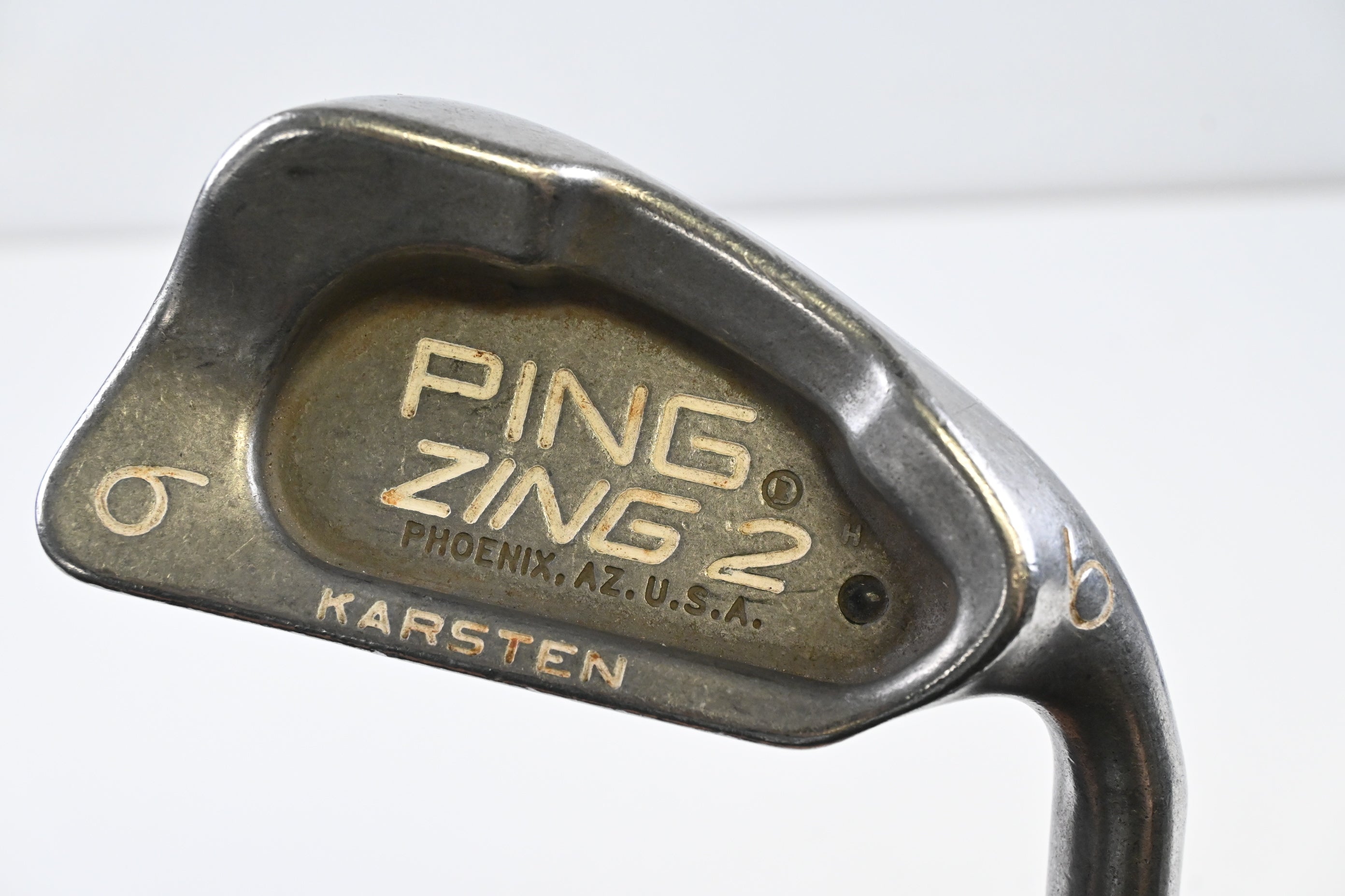 Ping Zing 2 #6 Iron / Black Dot / Regular Flex Ping Karsten 201 Shaft