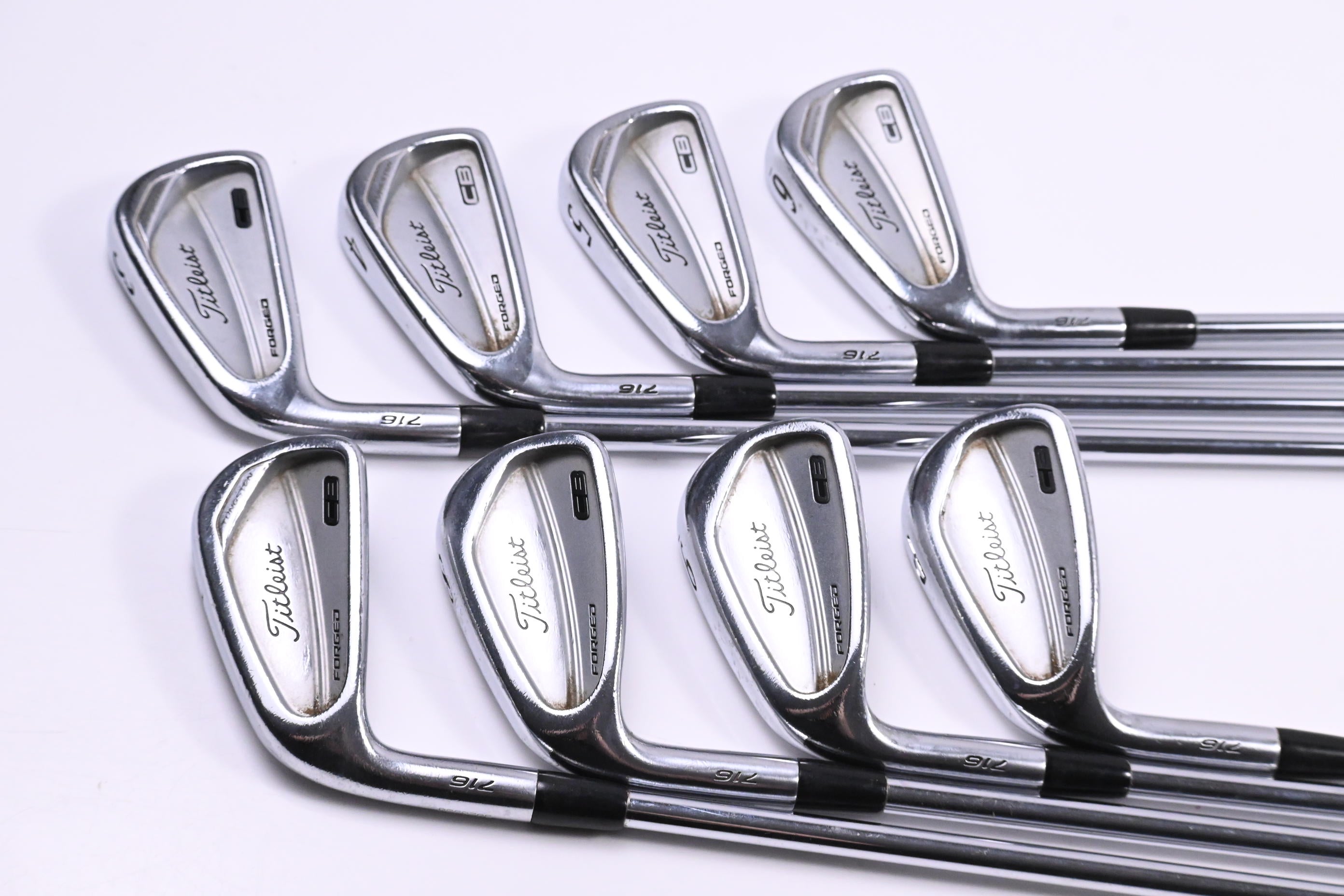 Left Hand Titleist 716 CB Irons / 3-PW / Stiff Flex XP 95 S300 Shafts