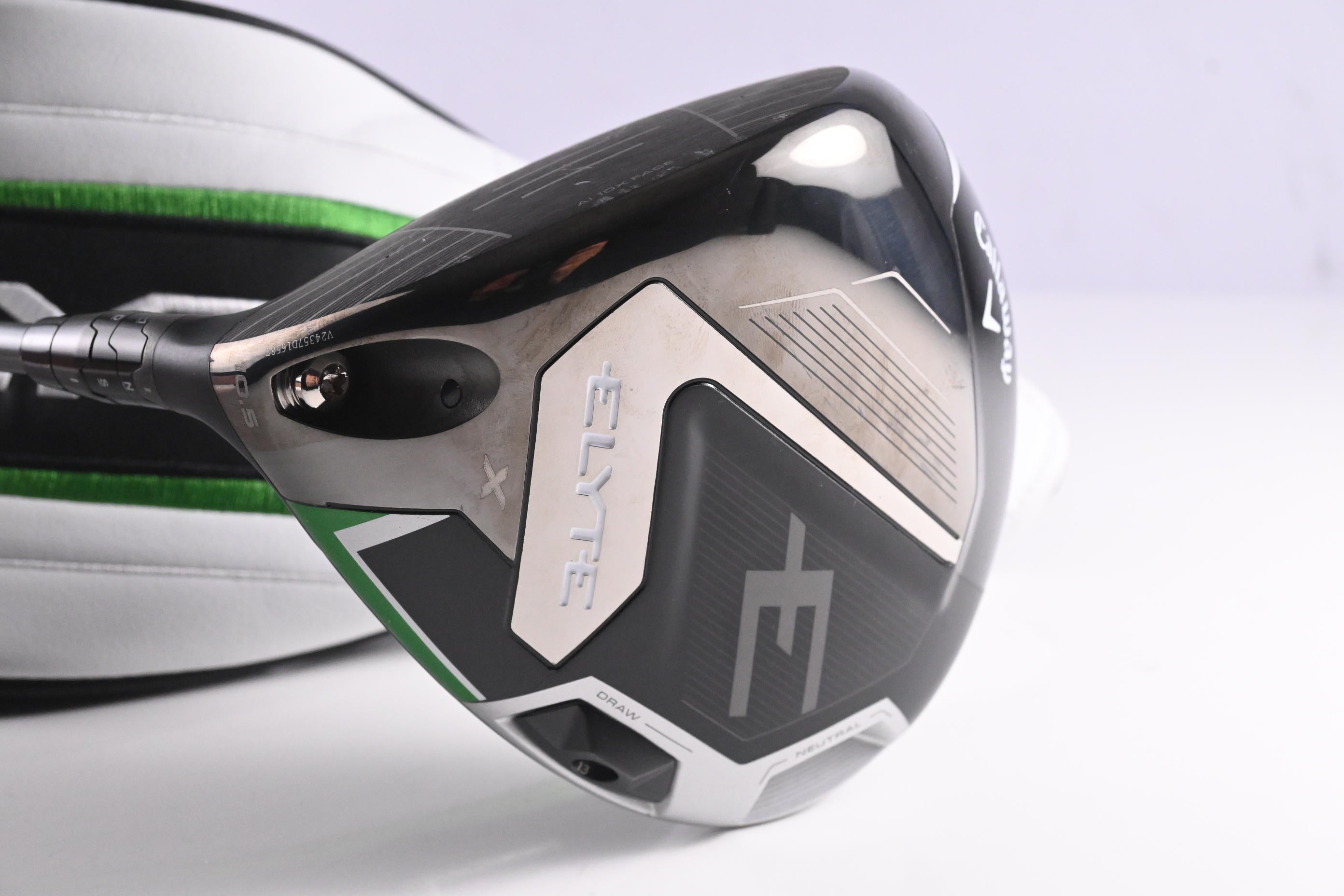 Left Hand Callaway Elyte X Driver / 10.5 Degree / Stiff Flex Denali Charcoal 50