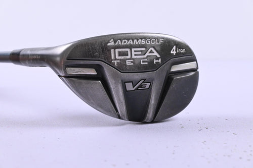 Left Hand Adams Idea Tech V3 #4 Hybrid / 22 Degree / Stiff Flex Bassara Red 65