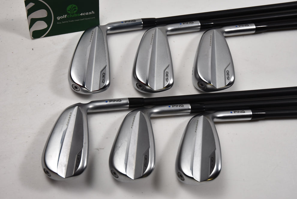 Ping i530 Irons / 6PW+UW / Blue Dot / Stiff Flex Ping Alta CB Black A