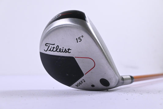Titleist 906 F2 #3 Wood / 15 Degree / Stiff Flex Aldila NVS 65 Shaft