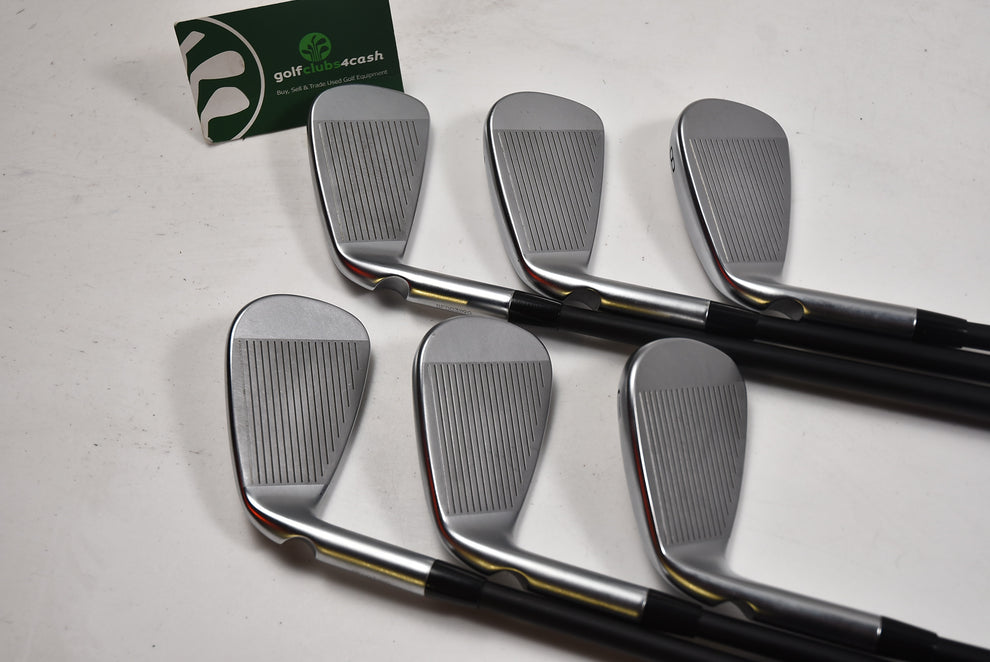 Ping i530 Irons / 6PW+UW / Blue Dot / Stiff Flex Ping Alta CB Black A