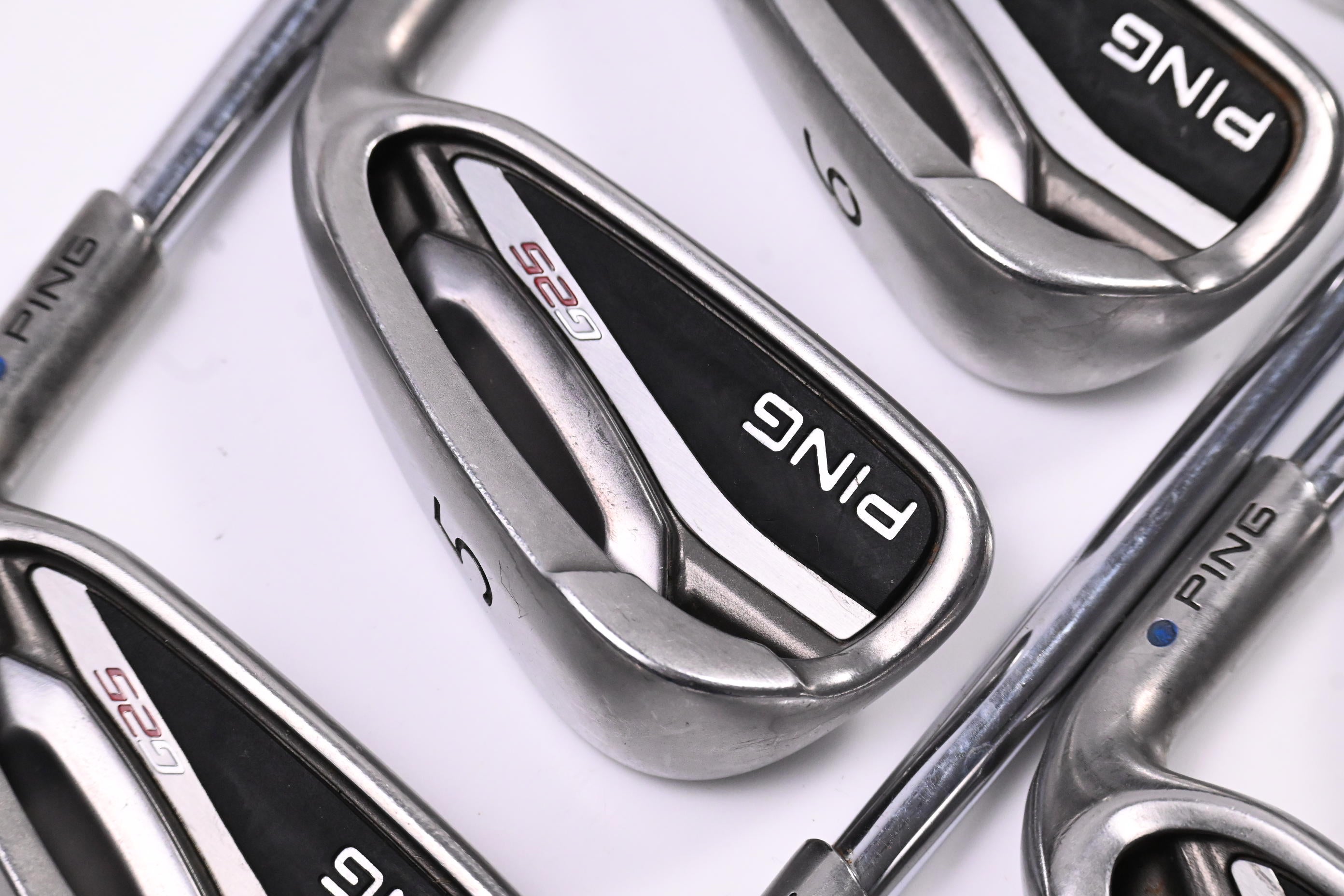 Ping G25 Irons / 4-PW+SW / Blue Dot / Regular Flex Ping CFS Shafts