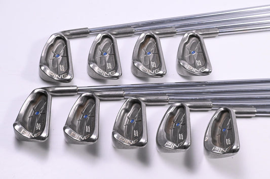 Ping Karsten ISI Irons / 3-PW+SW / Blue Dot / Regular Flex Ping Cushin JZ Shafts