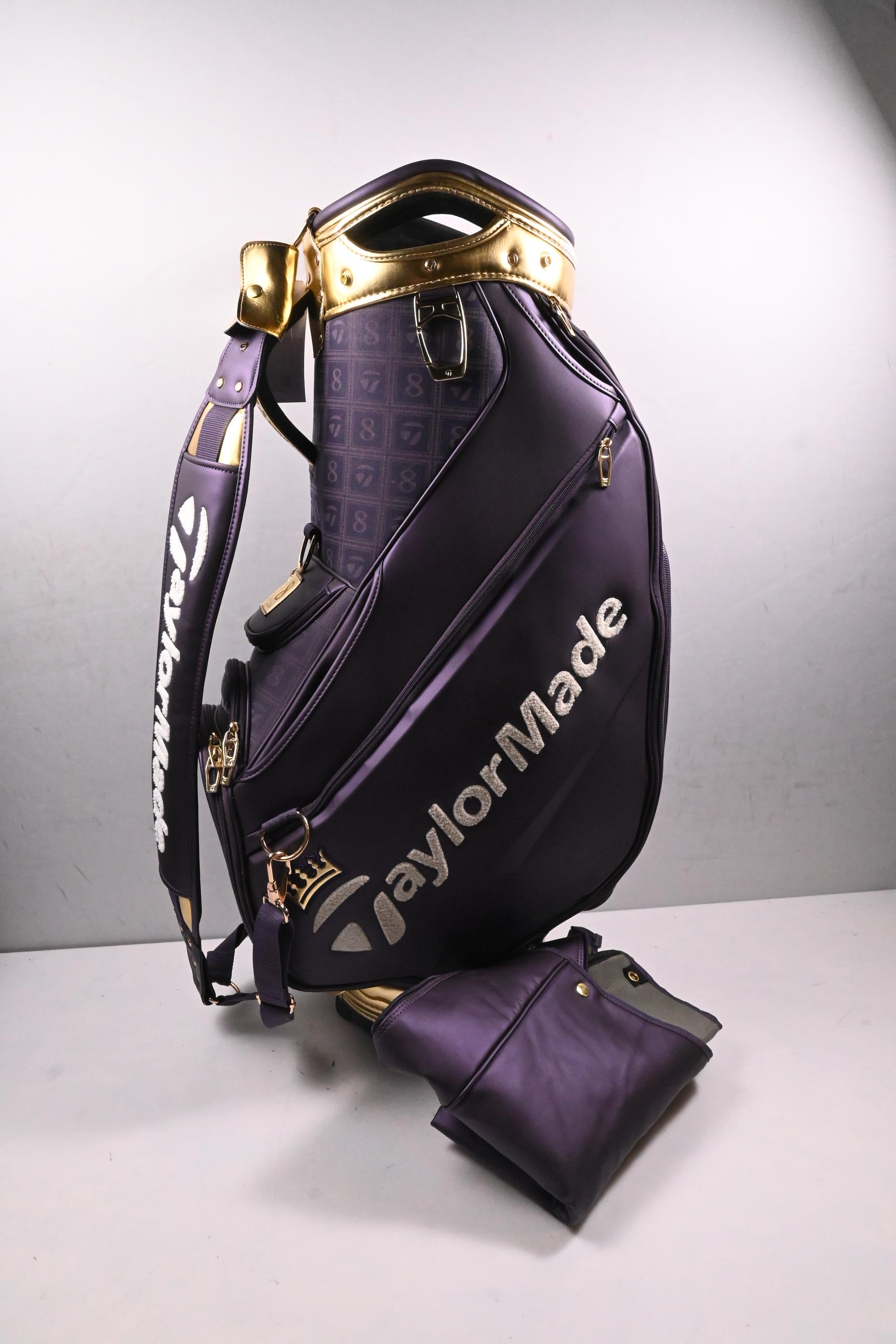 Taylormade British Open Tour Bag / 6-Way Divider / Purple, Gold