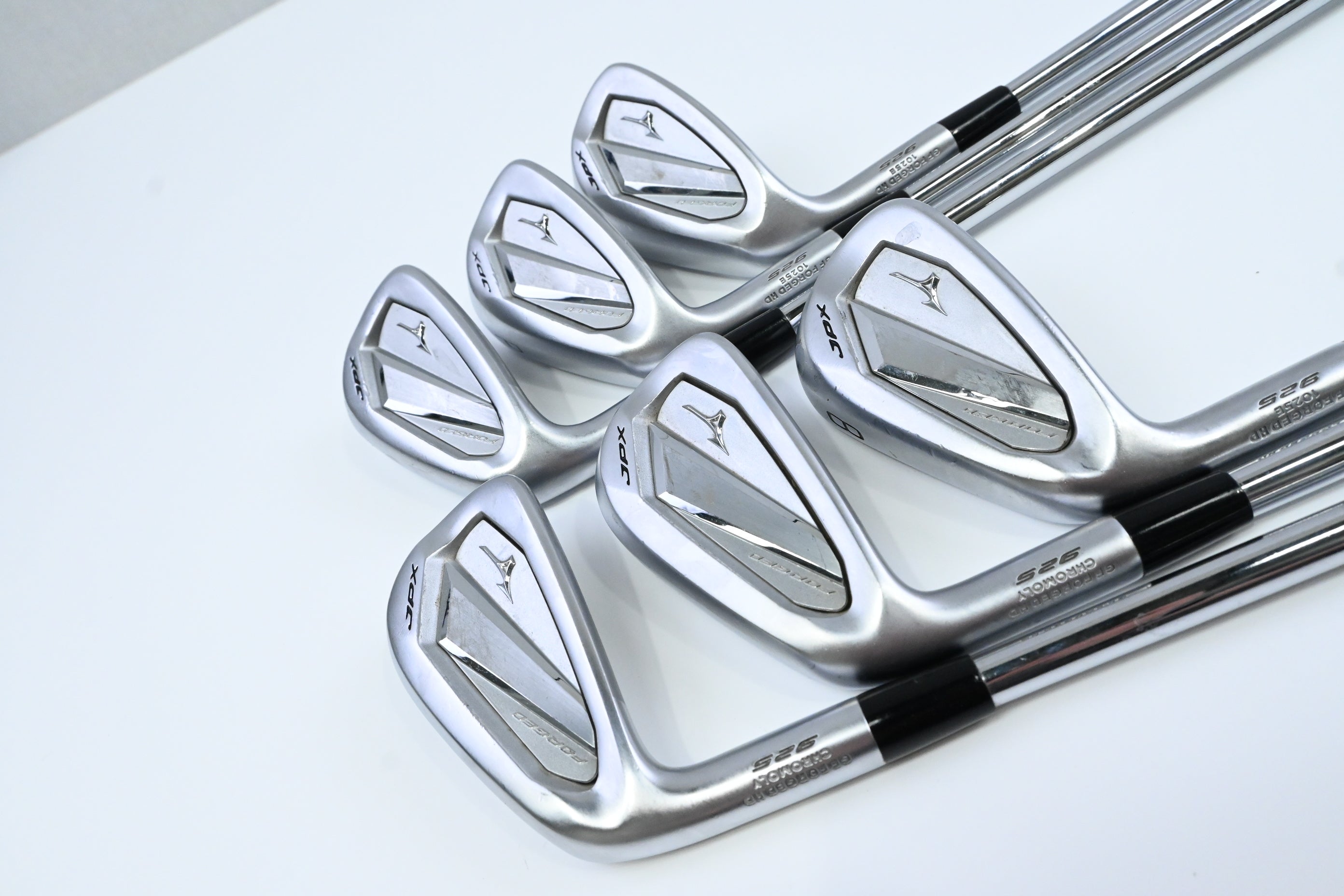 Left Hand Mizuno JPX 925 Forged Irons / 6-PW+GW / Regular Plus Flex Project X