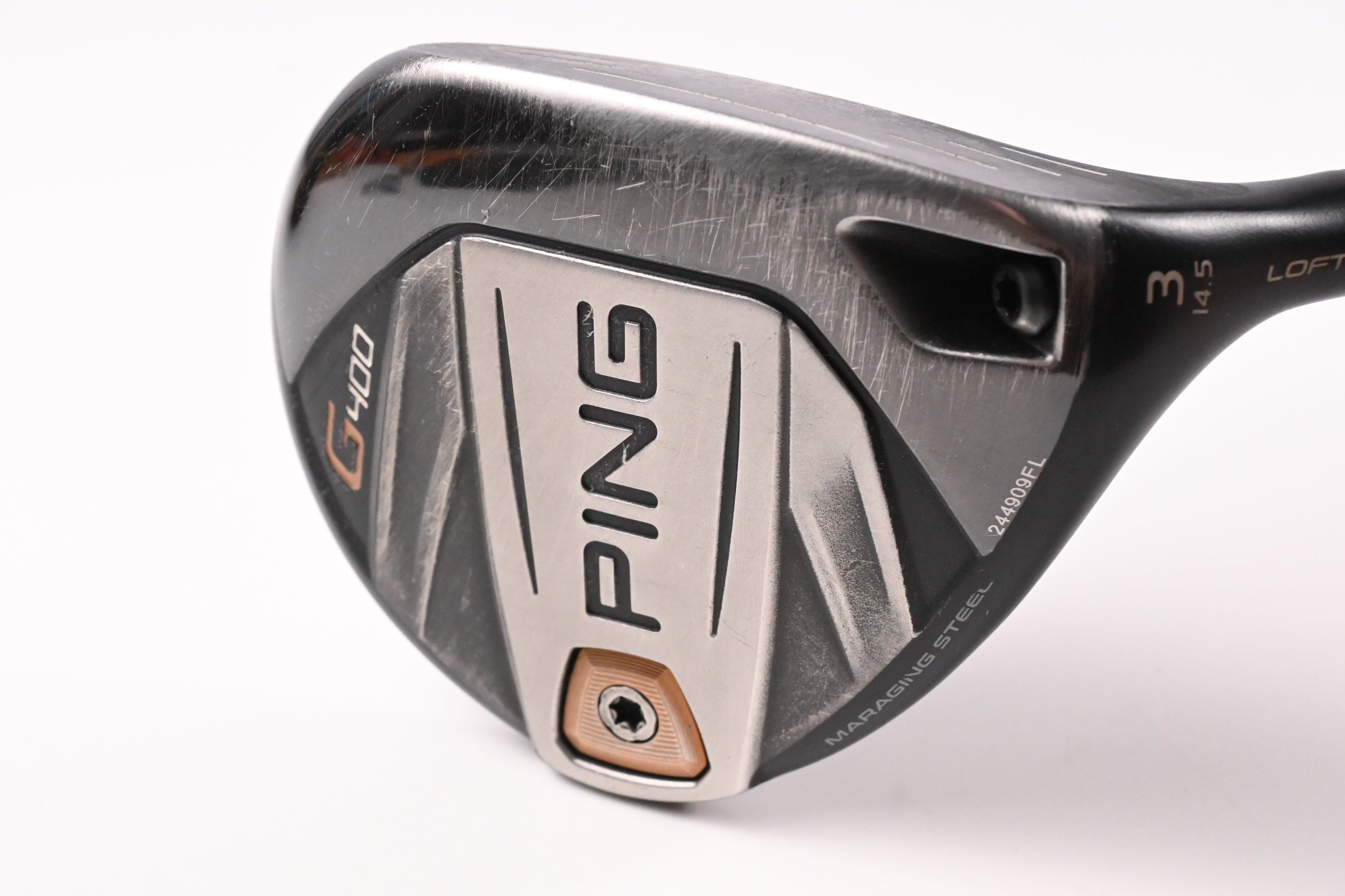 Ping G400 #3 Wood / 14.5 Degree / Regular Flex Ping Alta CB 65 Shaft