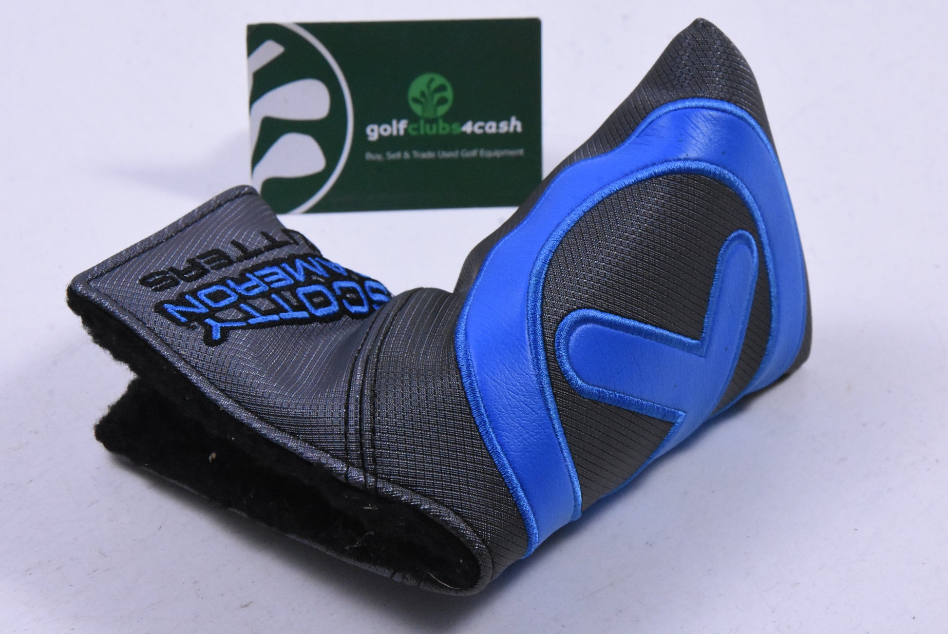 Scotty Cameron Circle T Industrial Putter Cover / Mid-Mallet / Grey &amp; Blue