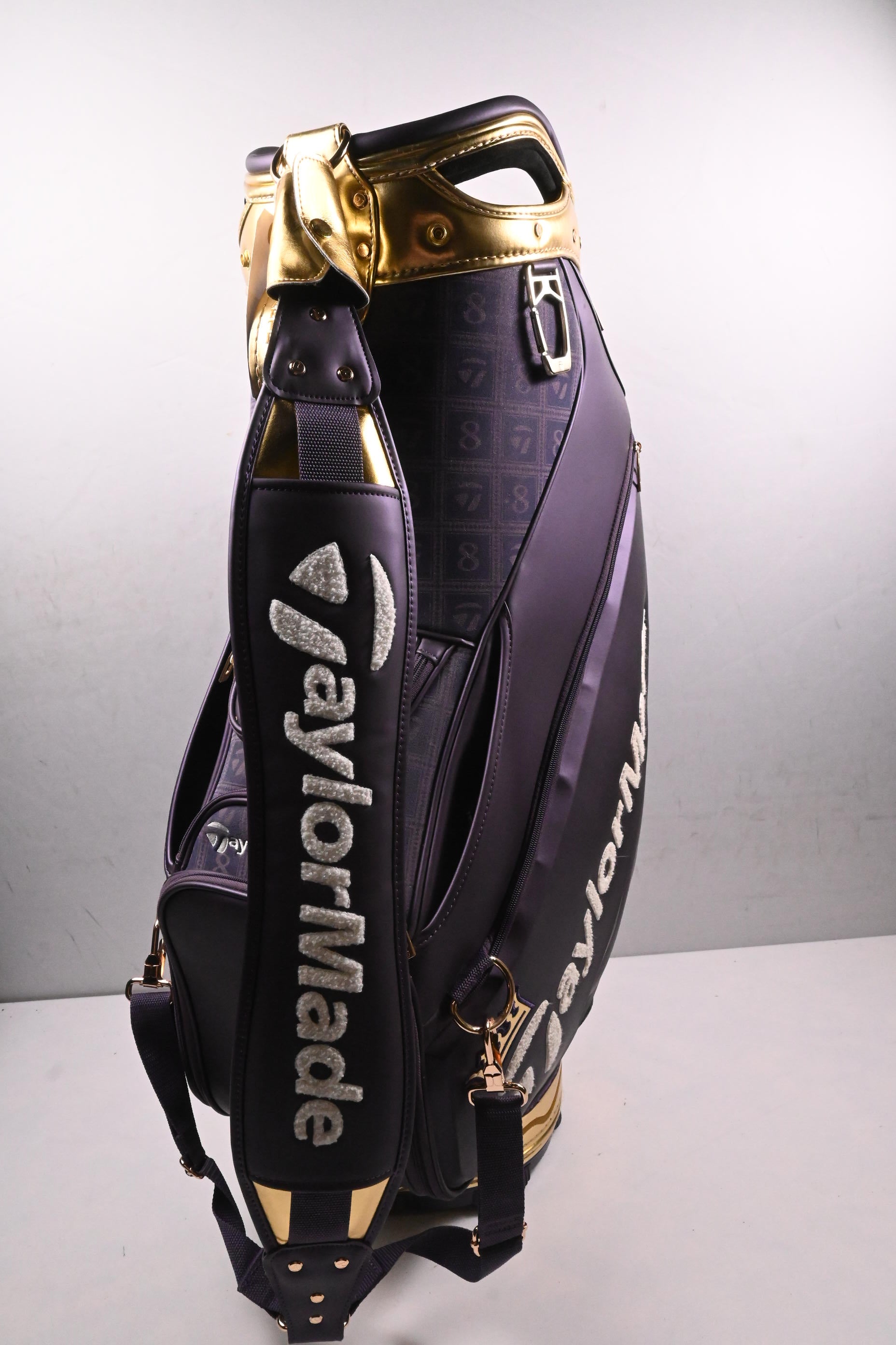 Taylormade British Open Tour Bag / 6-Way Divider / Purple, Gold